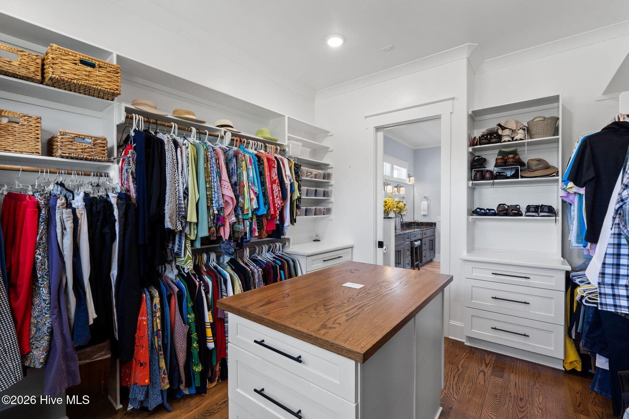 Primary closet off bathroom makes it very convenient for dressing - 2775 Long Bay Drive SE, Southport, NC 28461