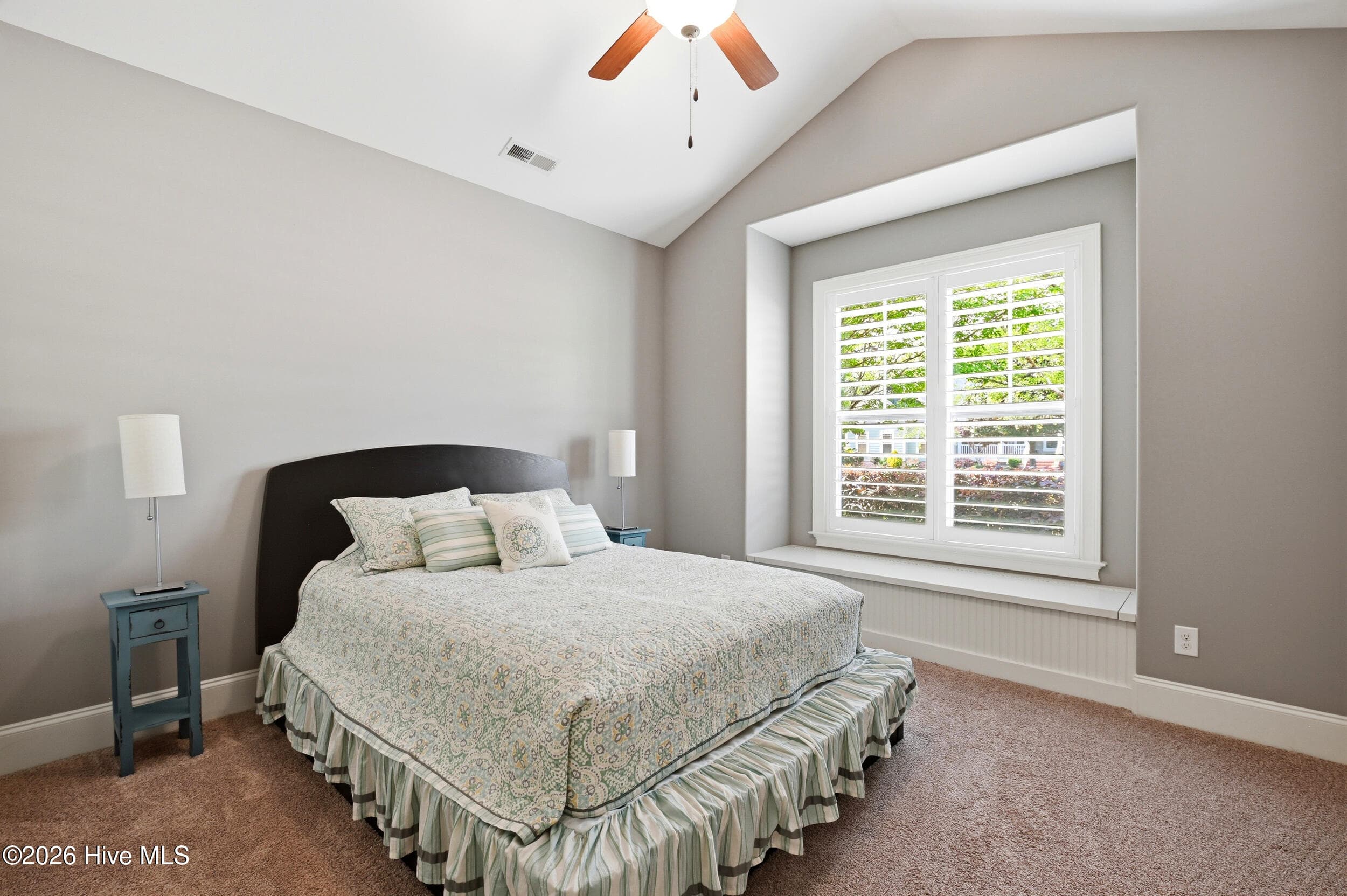 Bed 2 with Window seat and storage trunk - 9385 Fallen Pear Lane NE, Leland, NC 28451