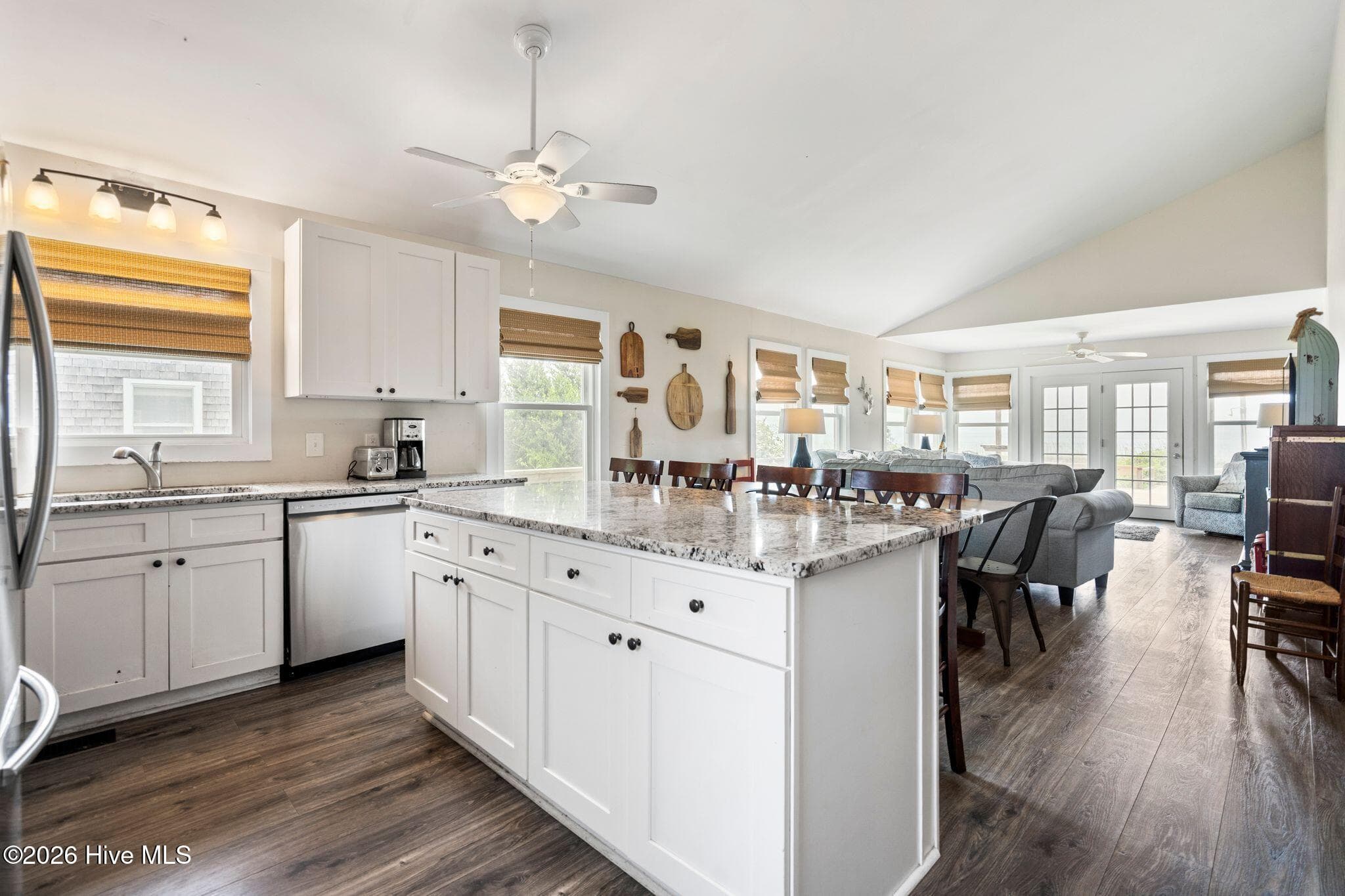 Open living means nobody gets stuck cooking alone. - 129 S Anderson Boulevard A, Topsail Beach, NC 28445