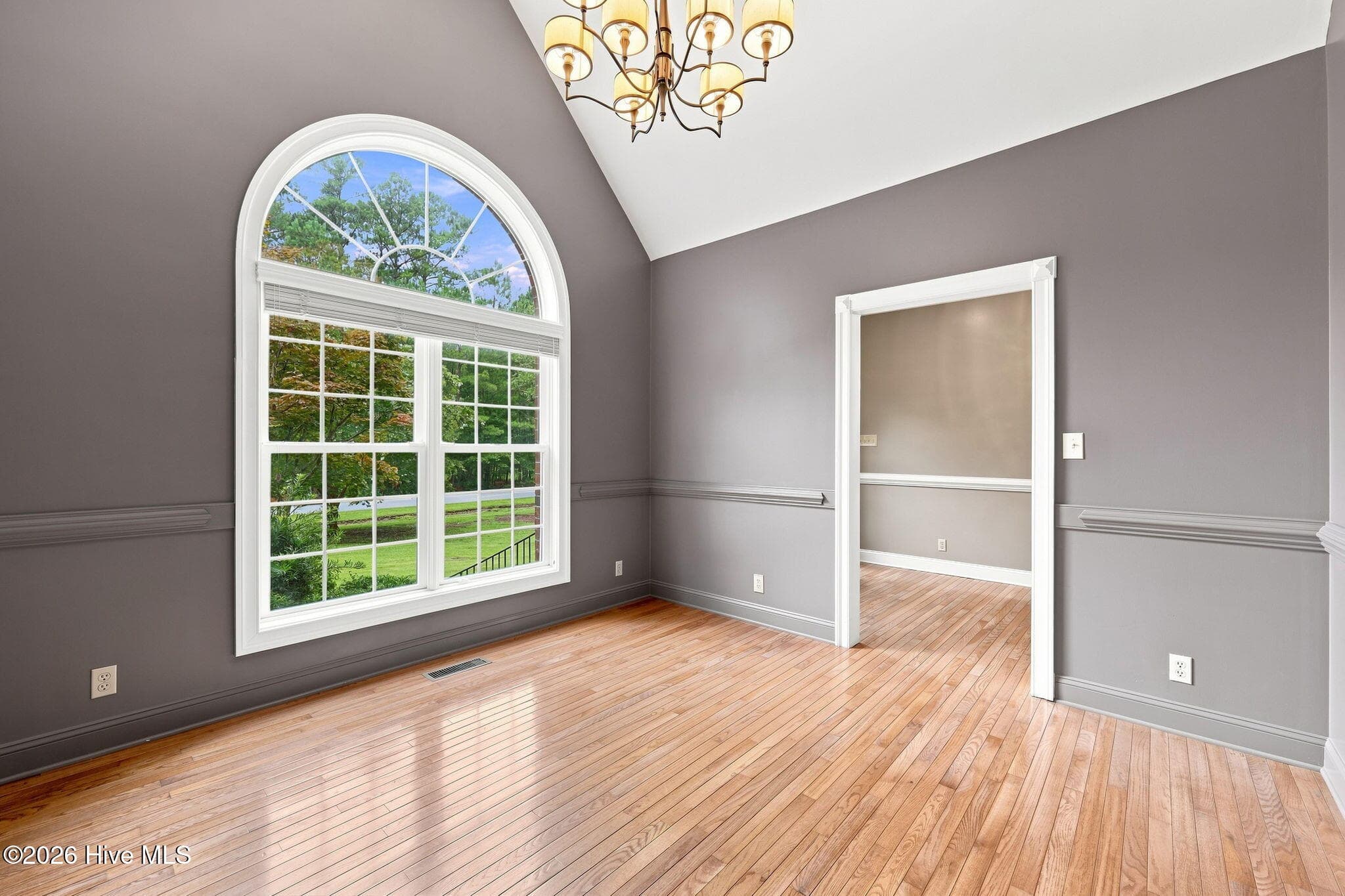 Dining room with a frontyard view - 407 Rustic Court, Pollocksville, NC 28573