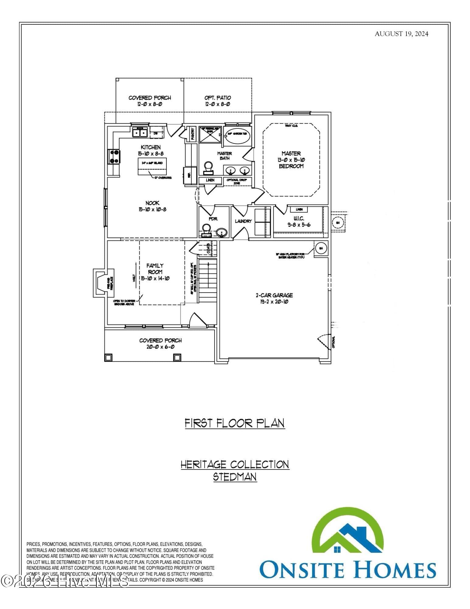 First Floor Plan - 394 Lakebay Road, Vass, NC 28394