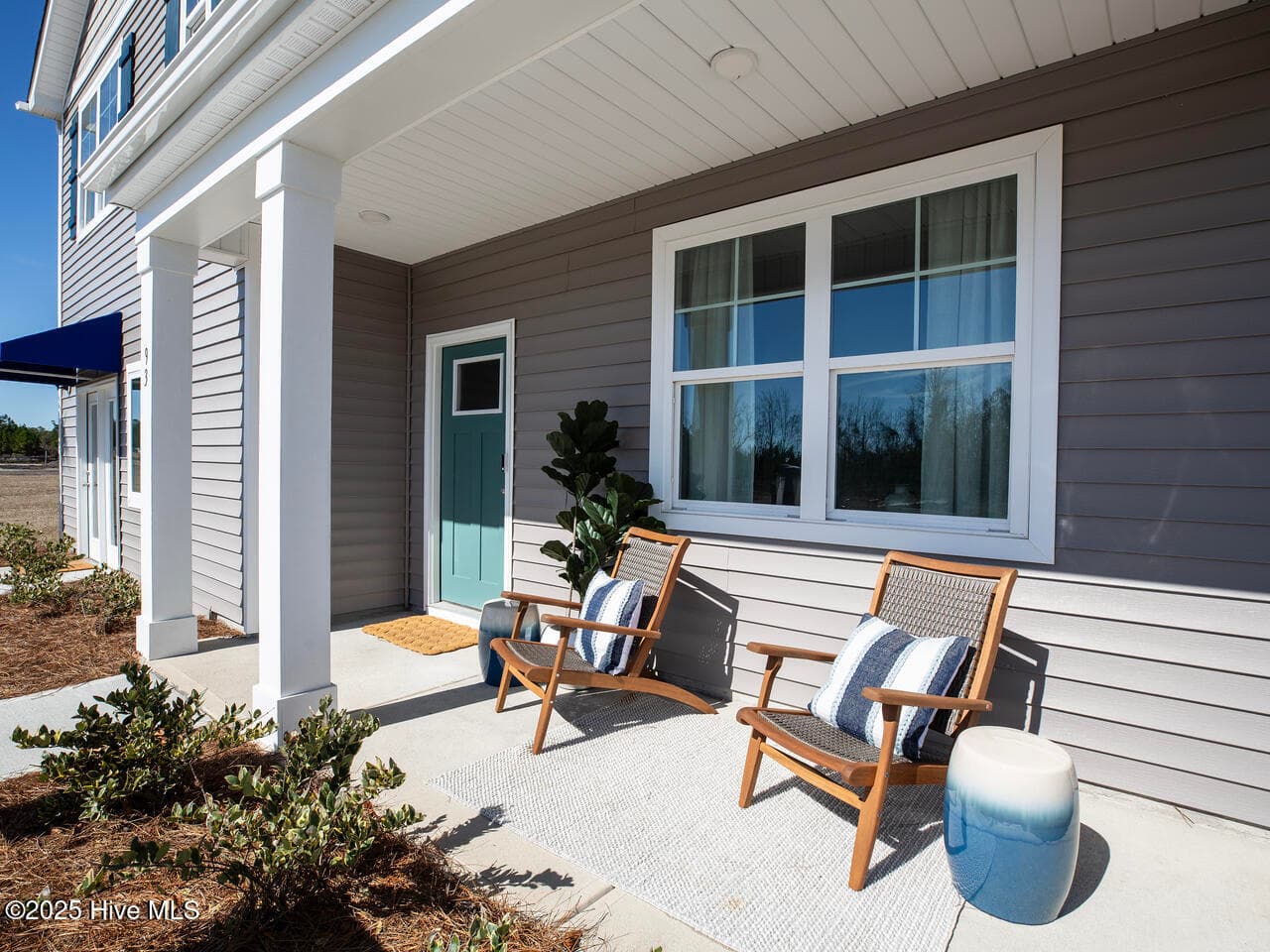 front porch elevation - 280 Marshwood Street Lot 78, Richlands, NC 28574