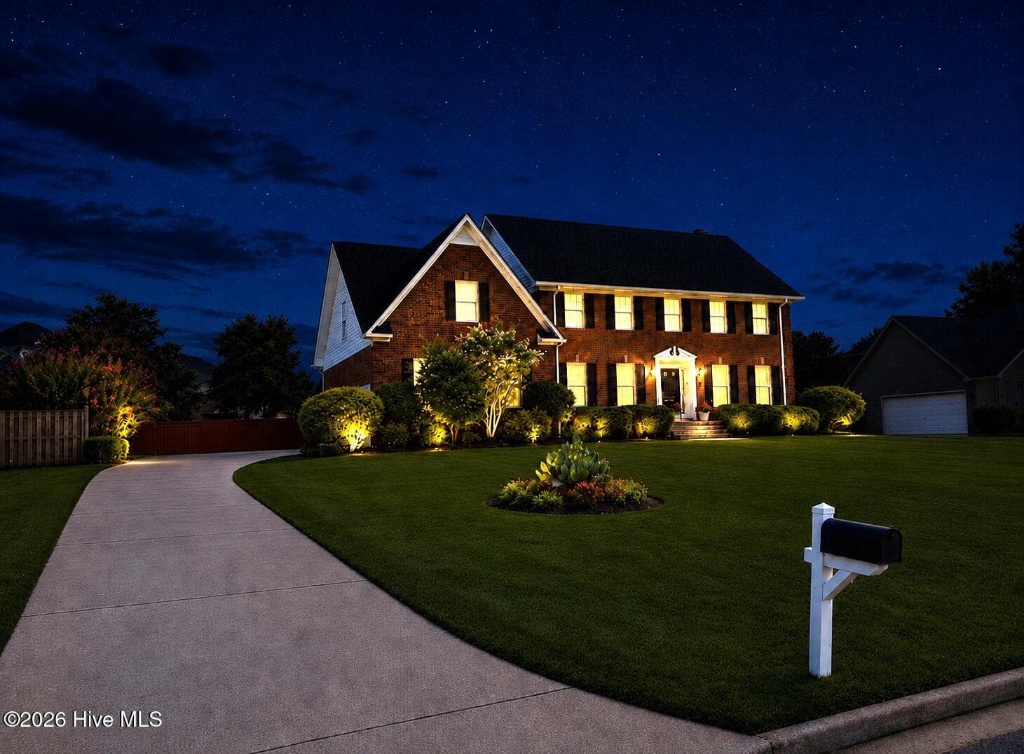 Evening view - 4147 Knollcrest Circle N, Martinez, GA 30907