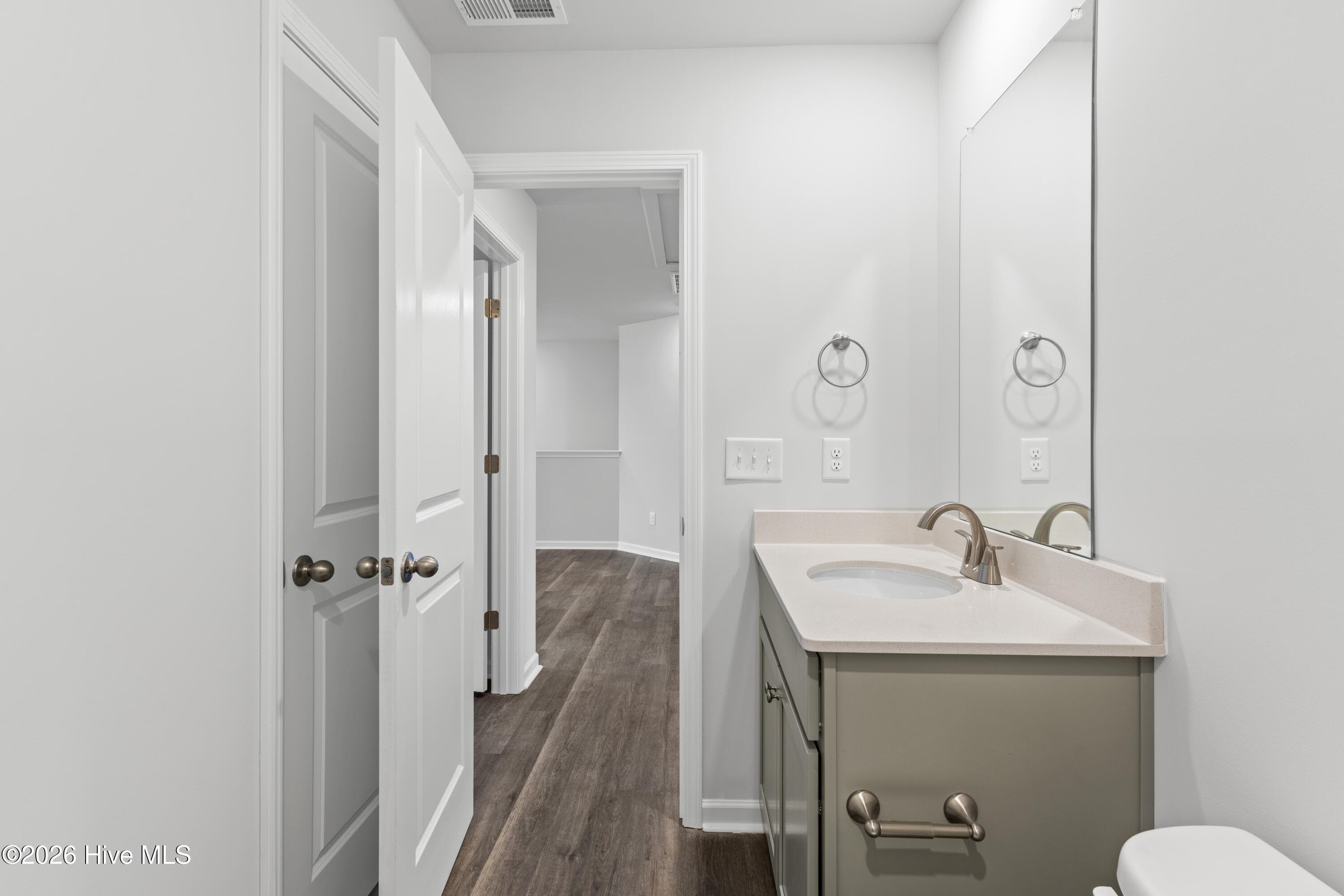 Linen Closet behind door. - 148 N Squires Run Lane, Richlands, NC 28574