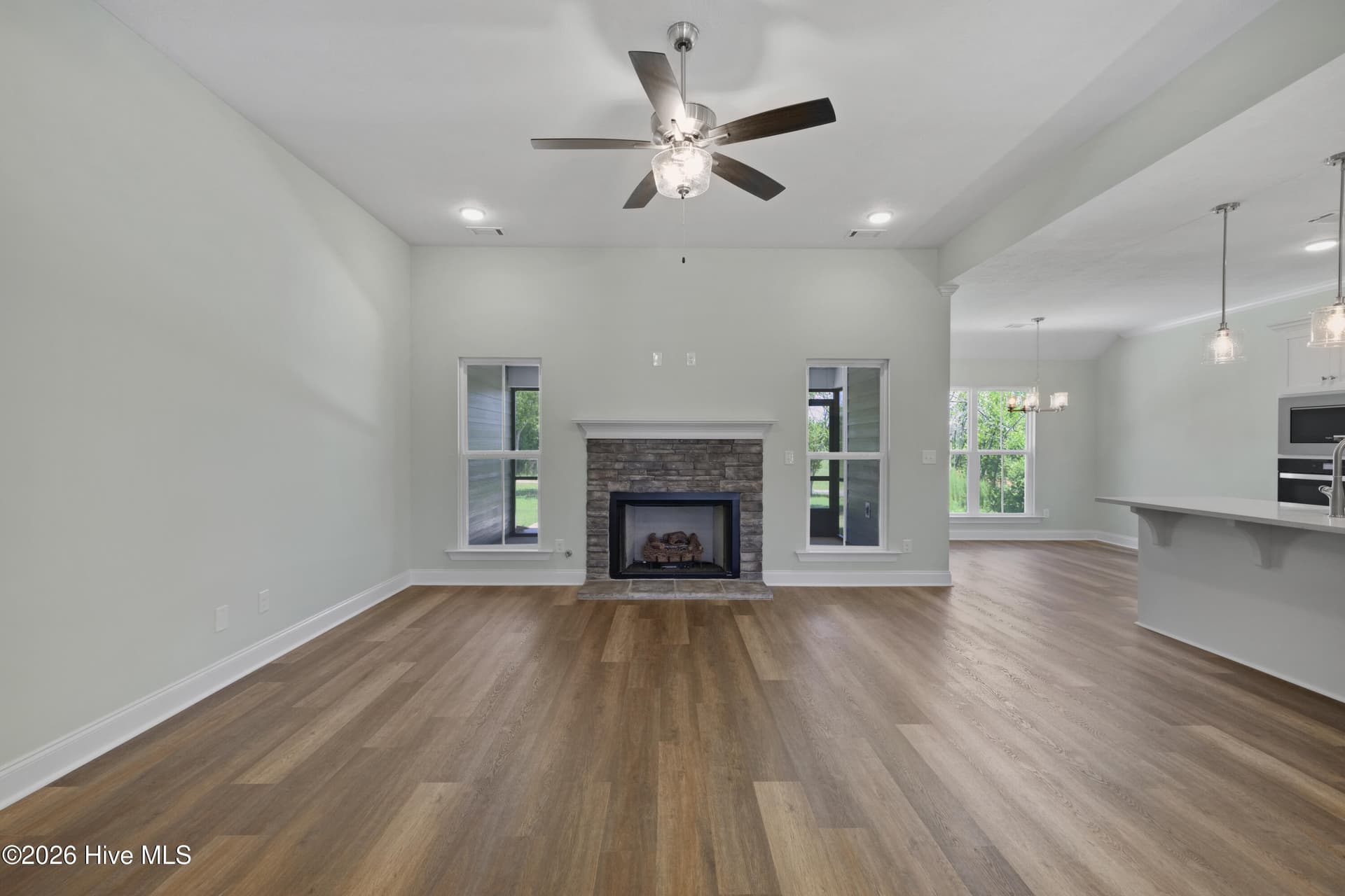 Click flooring in main living areas - 1340 Bellingham Drive, Beech Island, SC 29842