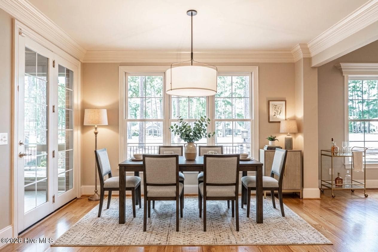 Breakfast nook-virtually staged - 38 E Augusta Lane, Southern Pines, NC 28387