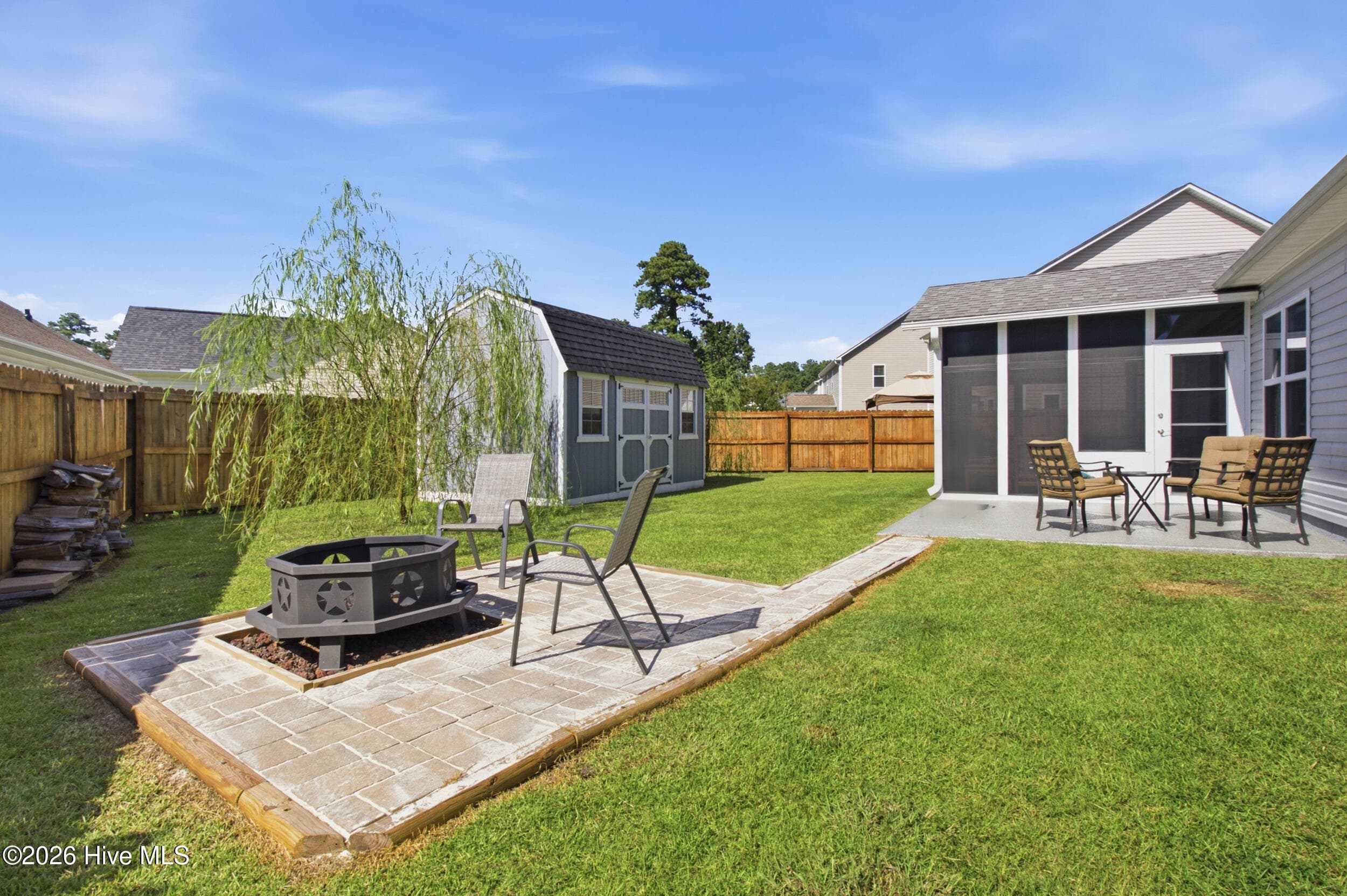 Back - Firepit Area - 3246 Austin Avenue, New Bern, NC 28562