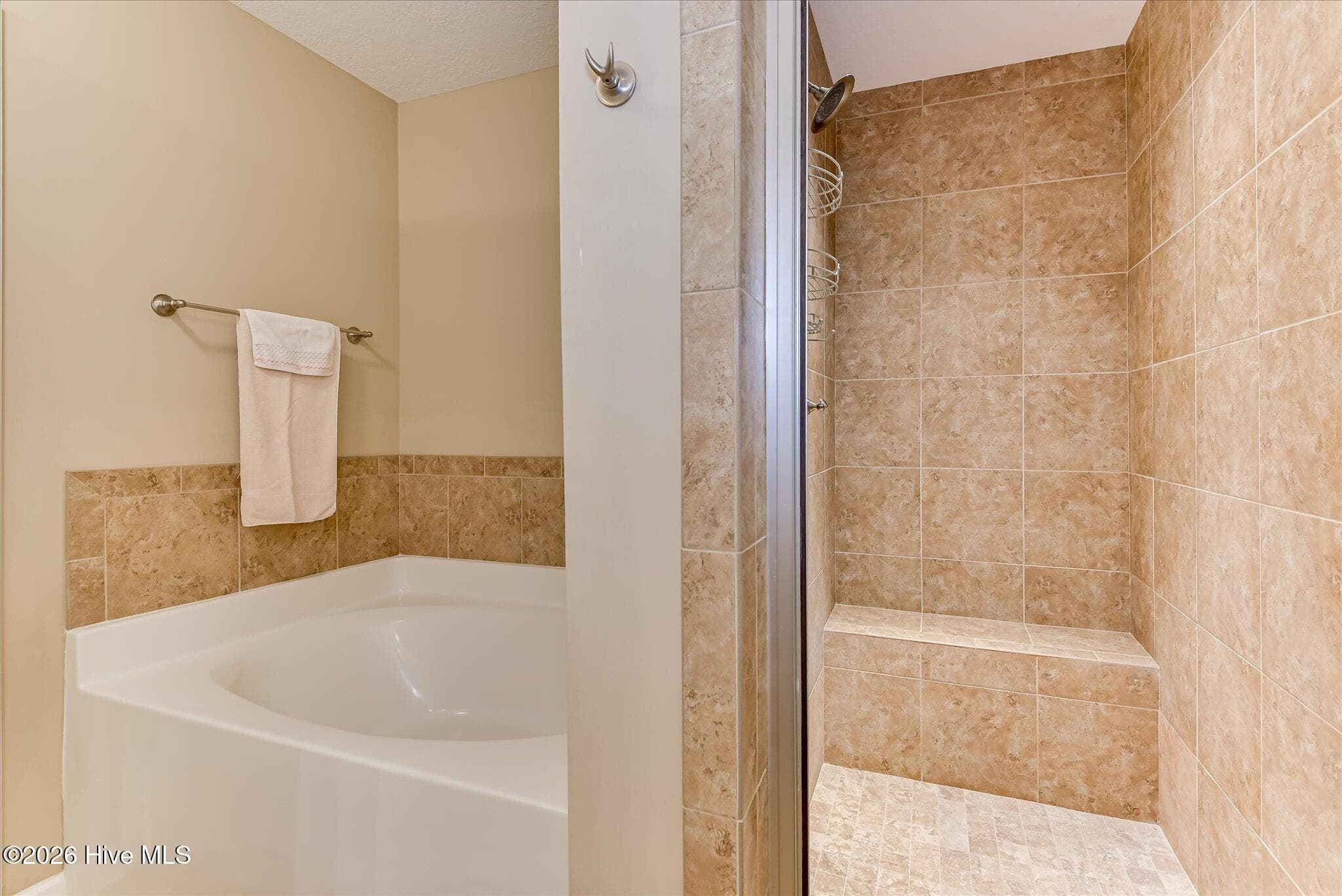 Primary Ensuite Garden Tub and Tile Shower - 1201 Brookstone Way, Augusta, GA 30909