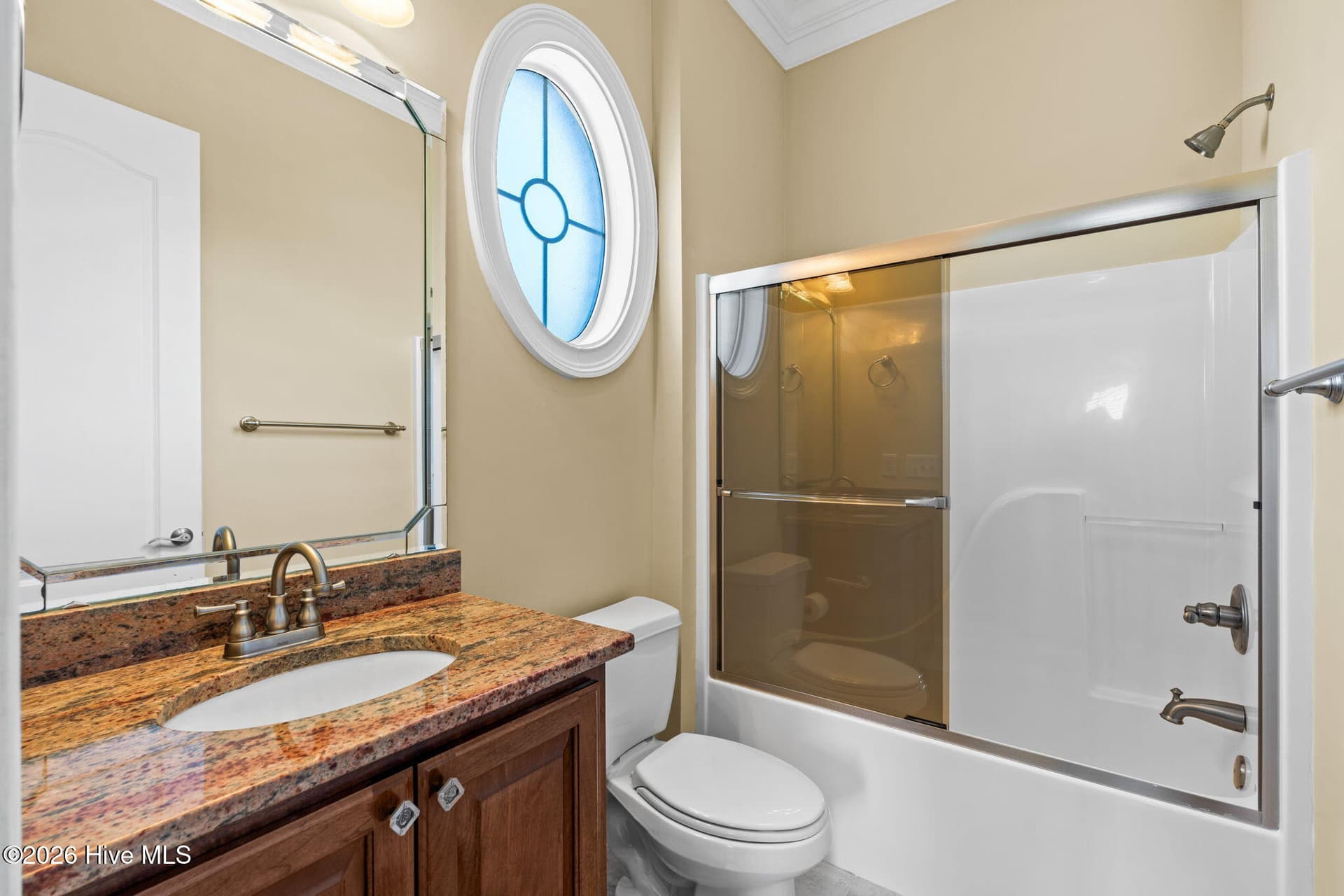 En suite bath for BR 2 (downstairs). - 9274 Oldfield Road NW, Calabash, NC 28467