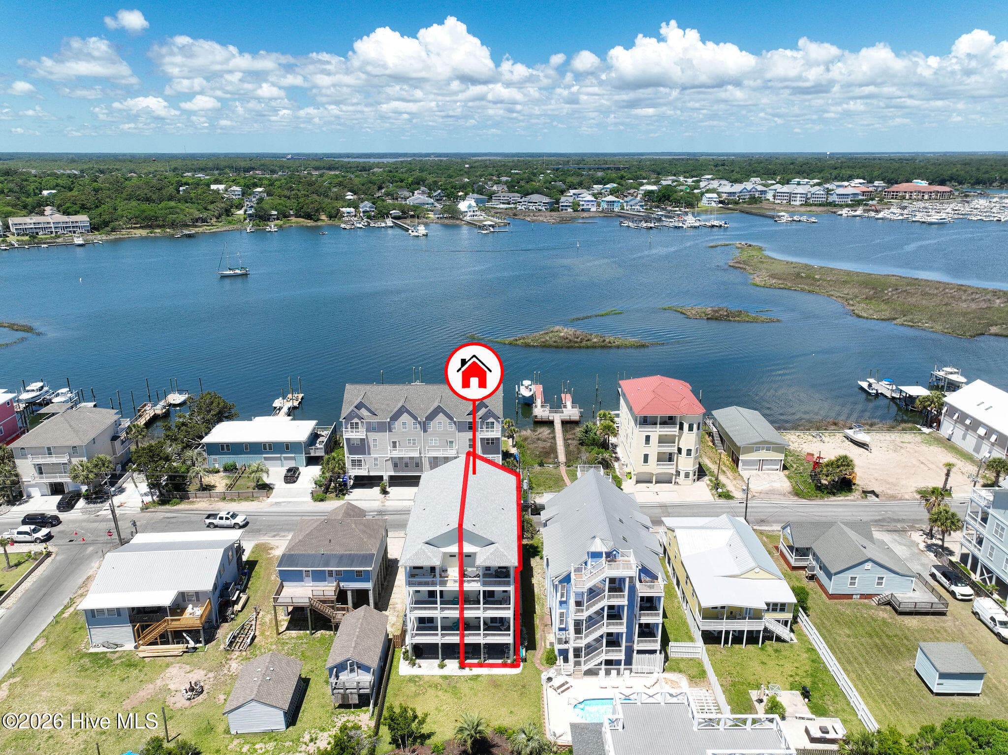 Condominium at 1204 Canal Drive Unit 2, Carolina Beach, NC 28428, photo 2 of 3