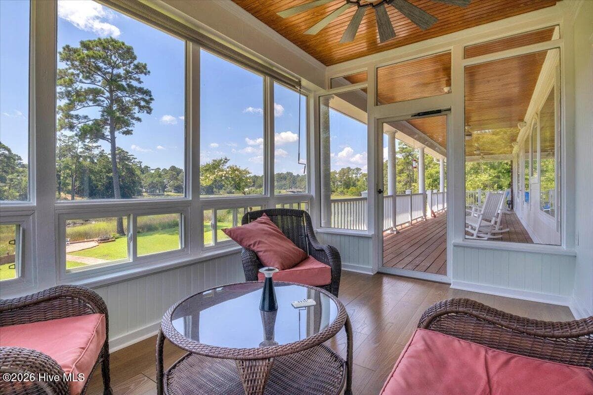 Sunroom off of the Master Bedroom - 609 Sawgrass Road, Hampstead, NC 28443