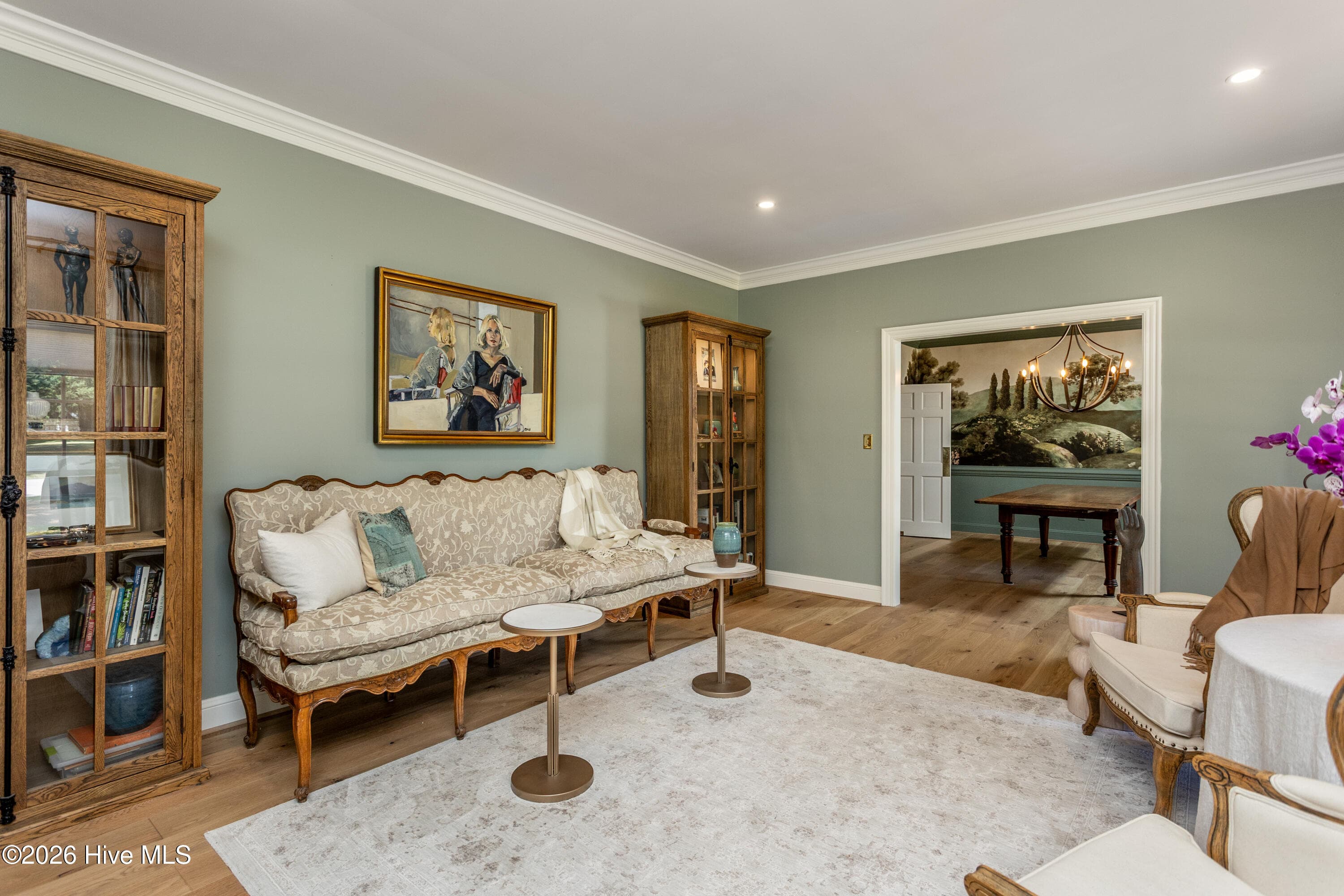 Large formal living room adjacent to dining room. - 5050 Country Club Drive N, Wilson, NC 27896