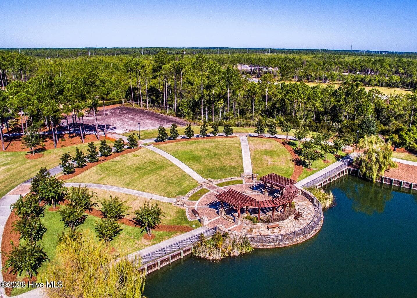 Amphitheater on the pond. Great place for a party - 2775 Long Bay Drive SE, Southport, NC 28461
