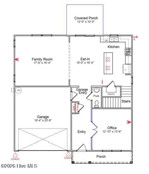 Single Family Residence at 1564 Rodanthe Avenue, Castle Hayne, NC 28429, Castle Hayne, photo 3 of 14