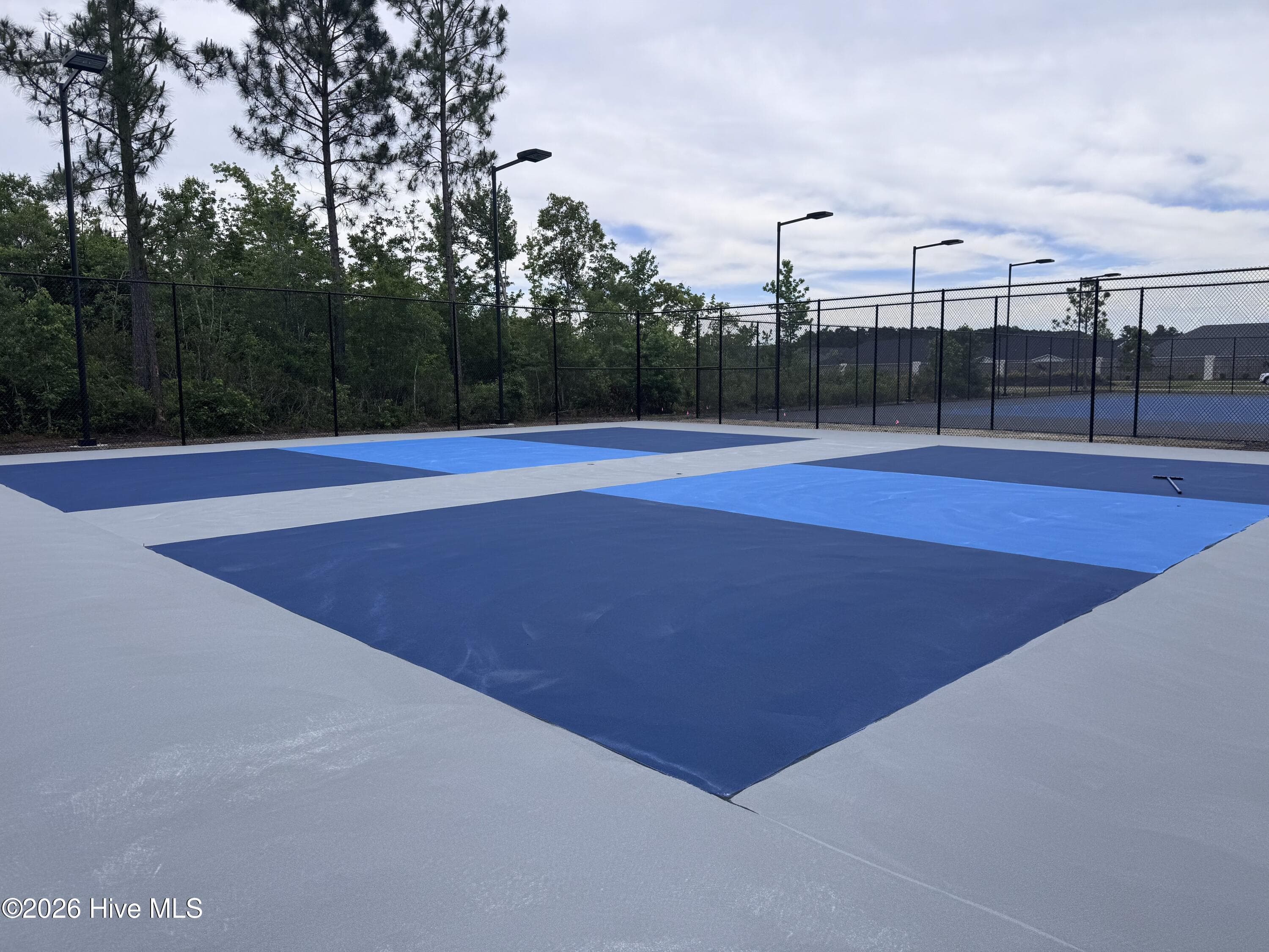 Pickleball courts in progress - 1166 King Eider Way, Winnabow, NC 28479, Winnabow