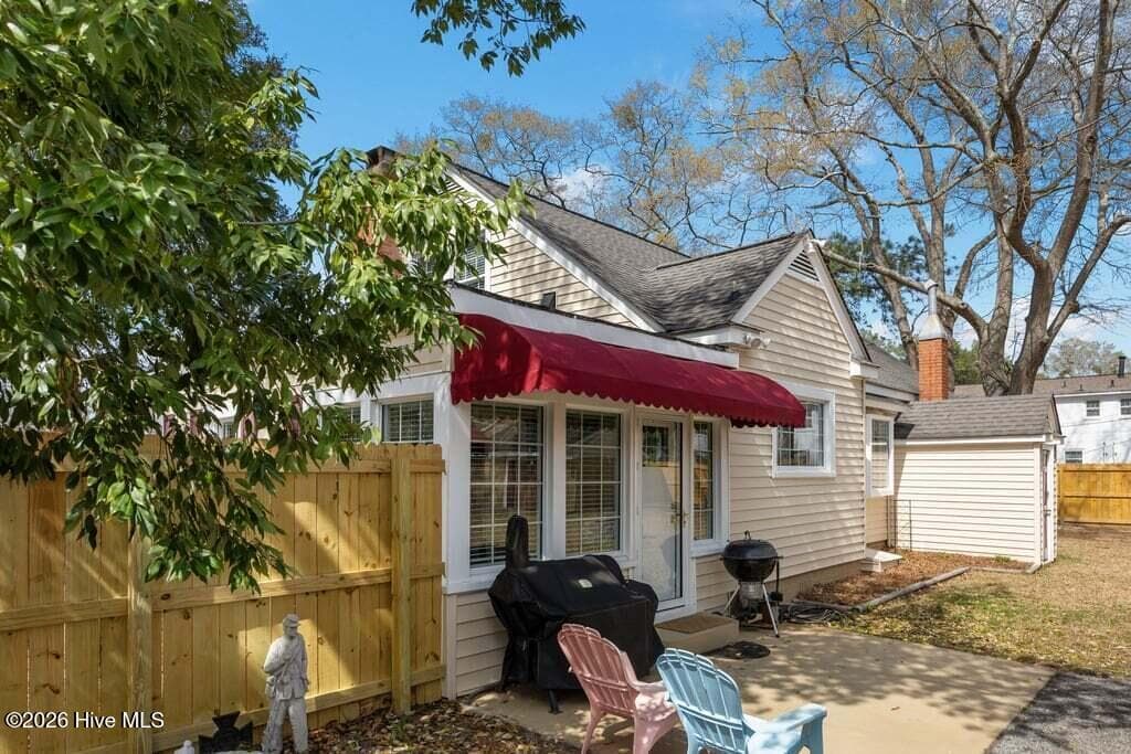 PATIO AND GRILLING AREA IN BACKYARD - 1307 N Respess Street, Washington, NC 27889