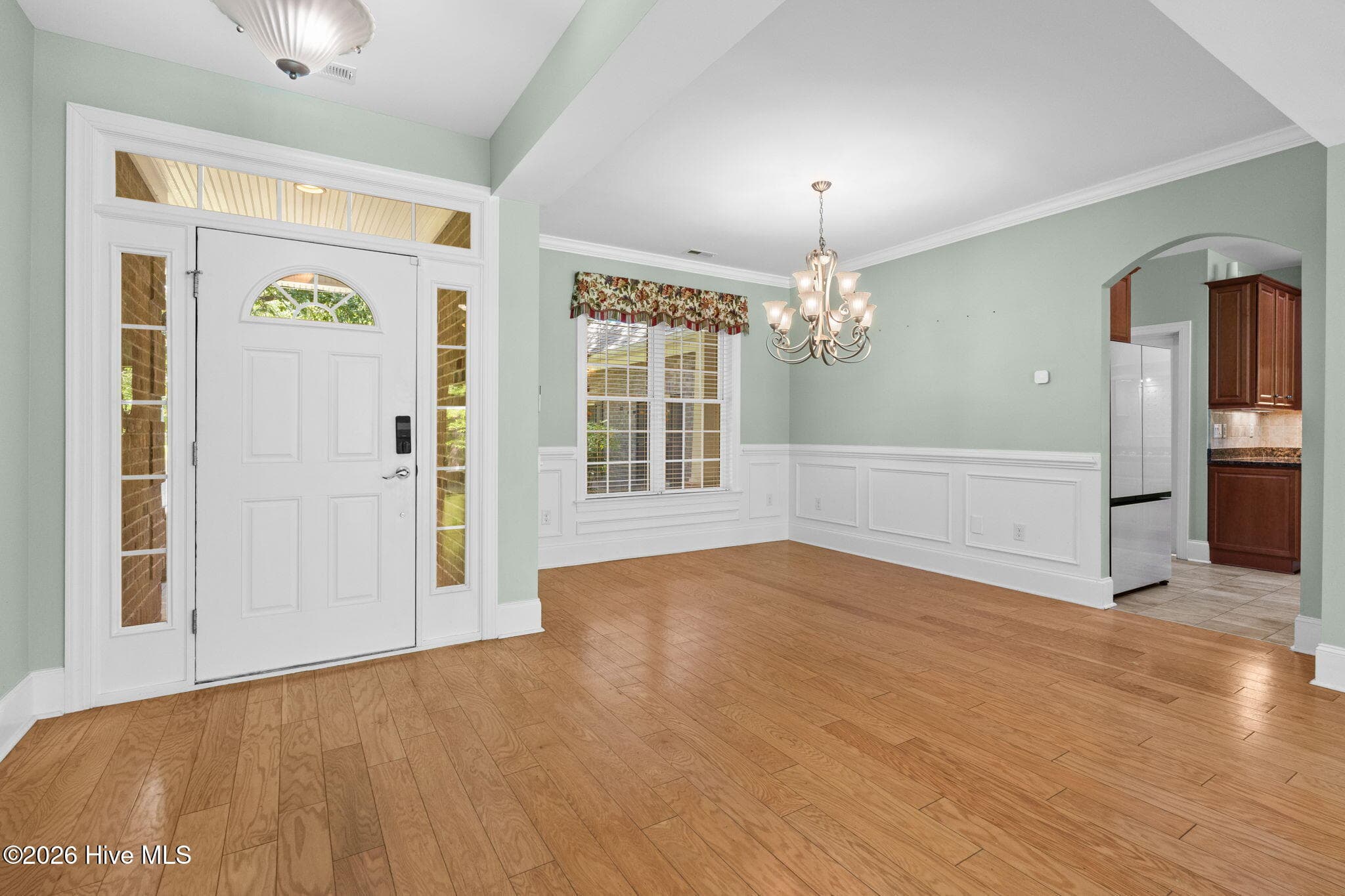 Front Door, Foyer and Dining Room - 461 Springwood Drive SE, Bolivia, NC 28422