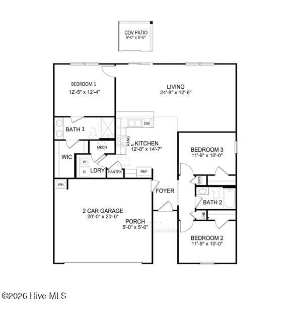 Single Family Residence at 660 Bushy Trail Loop SW, Supply, NC 28462, photo 3 of 7