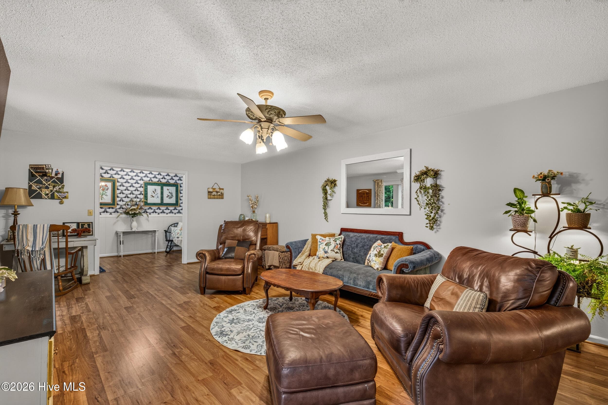 Living room - 1595 North Moore Road, Robbins, NC 27325