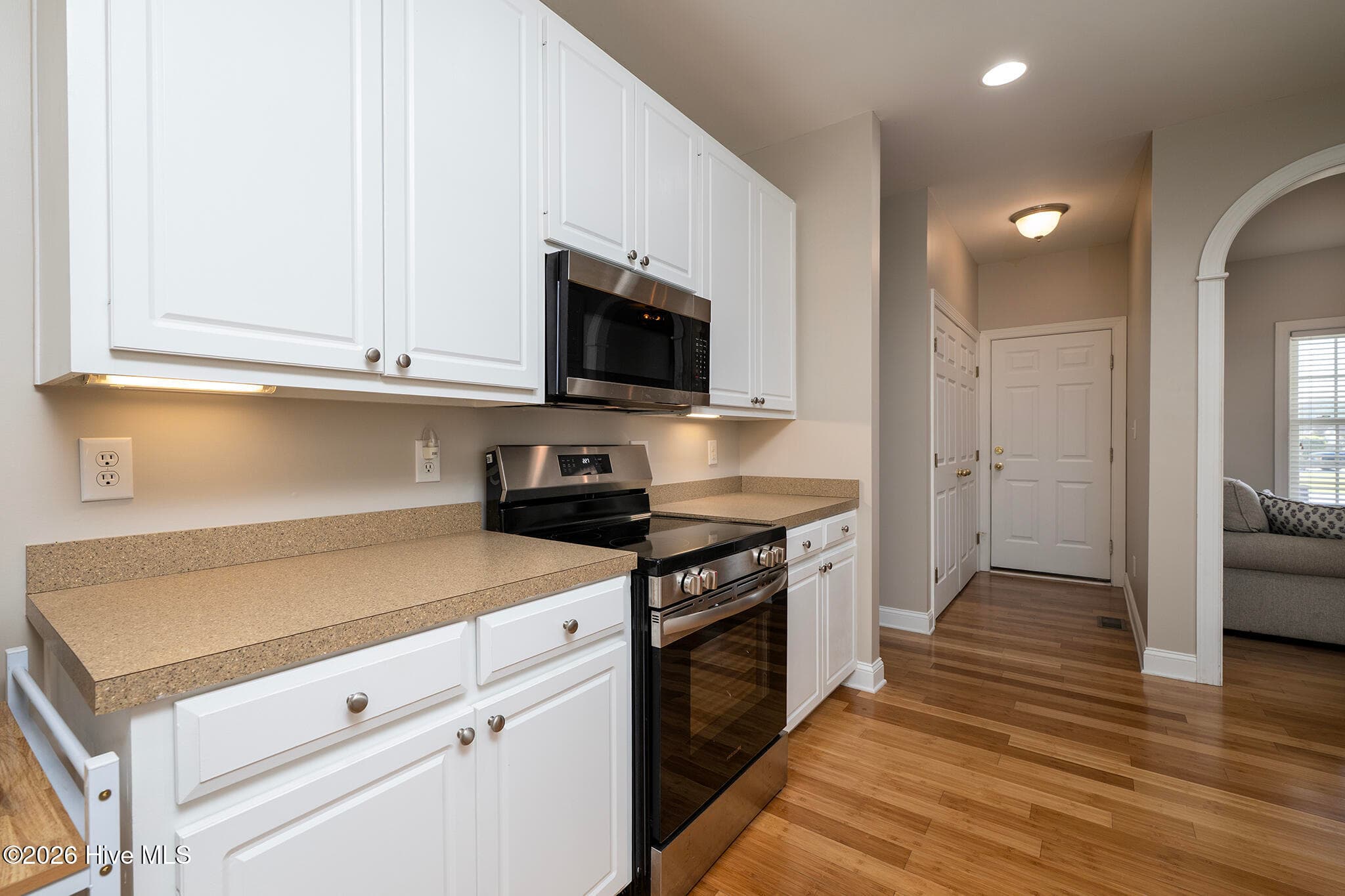 Kitchen with Stainless Steel Appliances - 168 Laura Drive, New Bern, NC 28562