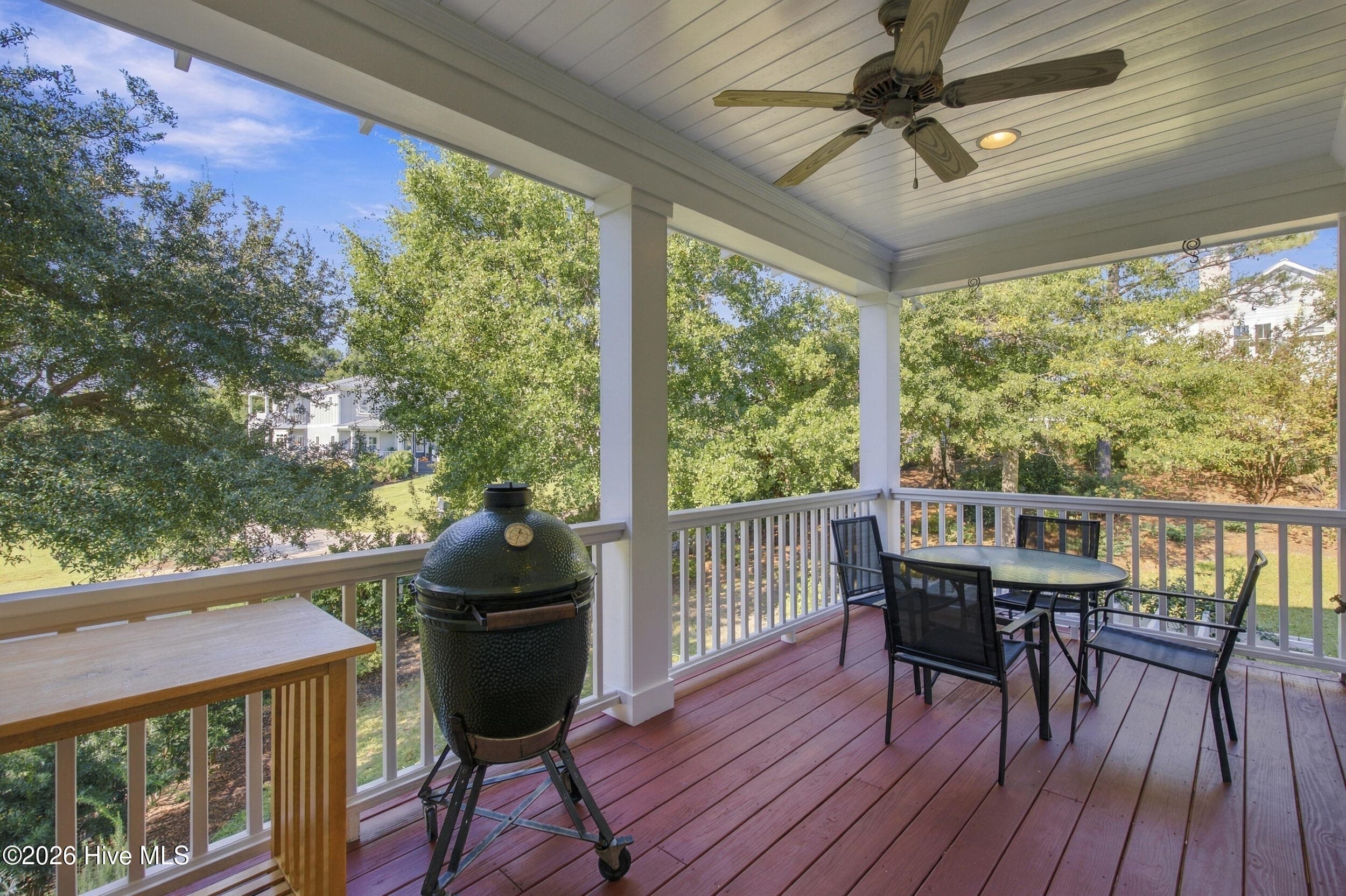 side porch off kitchen - 161 Hammock Watch Way, Hampstead, NC 28443