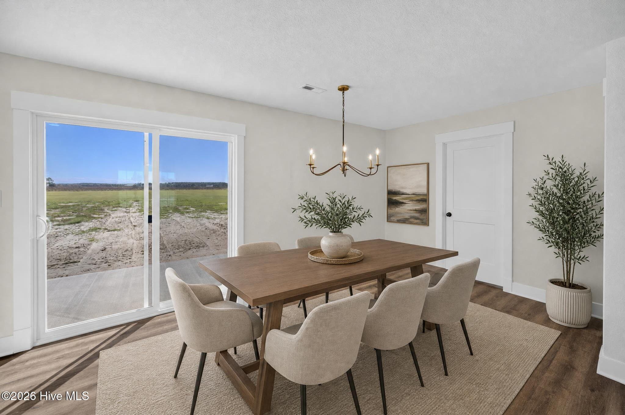 Virtual Staging-Dining - 1263 Center Hill Highway, Hertford, NC 27944