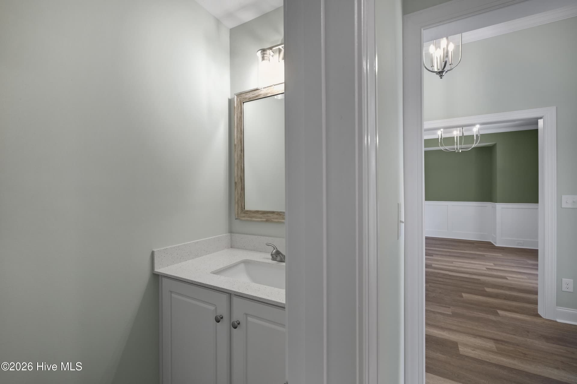 Half bath in garage hall - 1340 Bellingham Drive, Beech Island, SC 29842