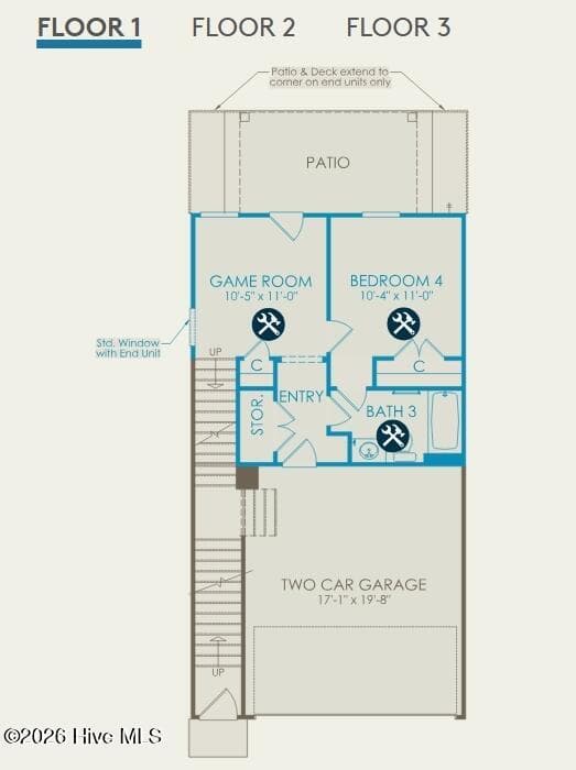 Floor Plan First Floor - 388 Barnacle Run, Wilmington, NC 28412