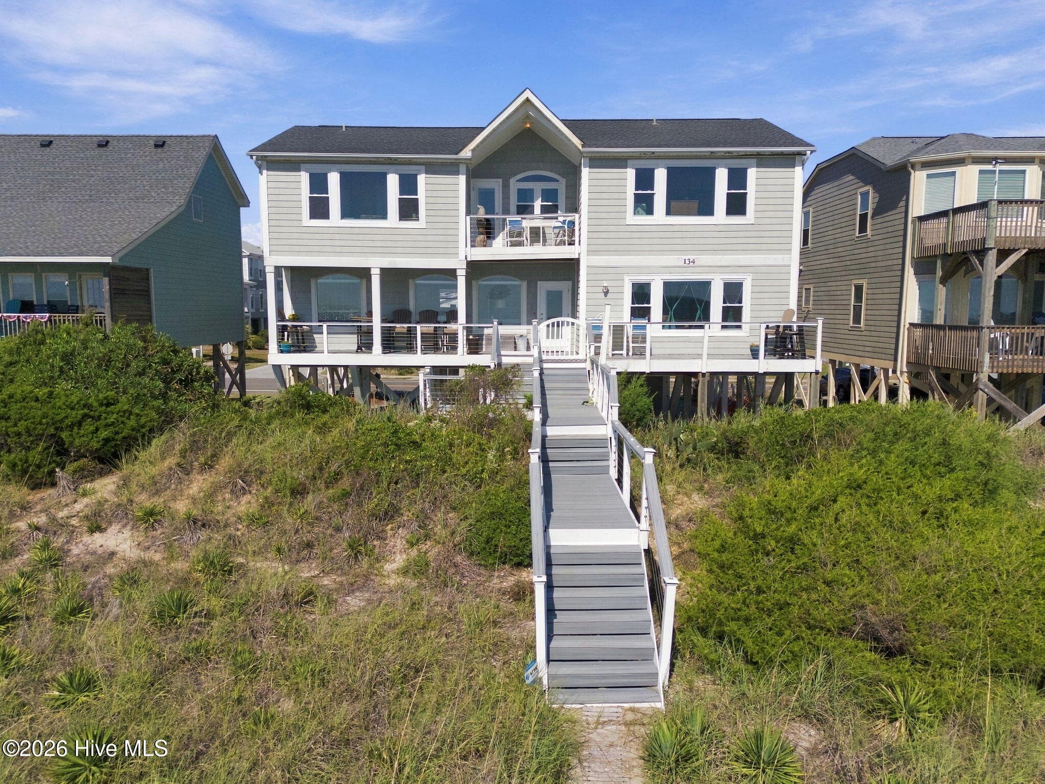 Back - 134 Ocean Boulevard E, Holden Beach, NC 28462, Holden Beach