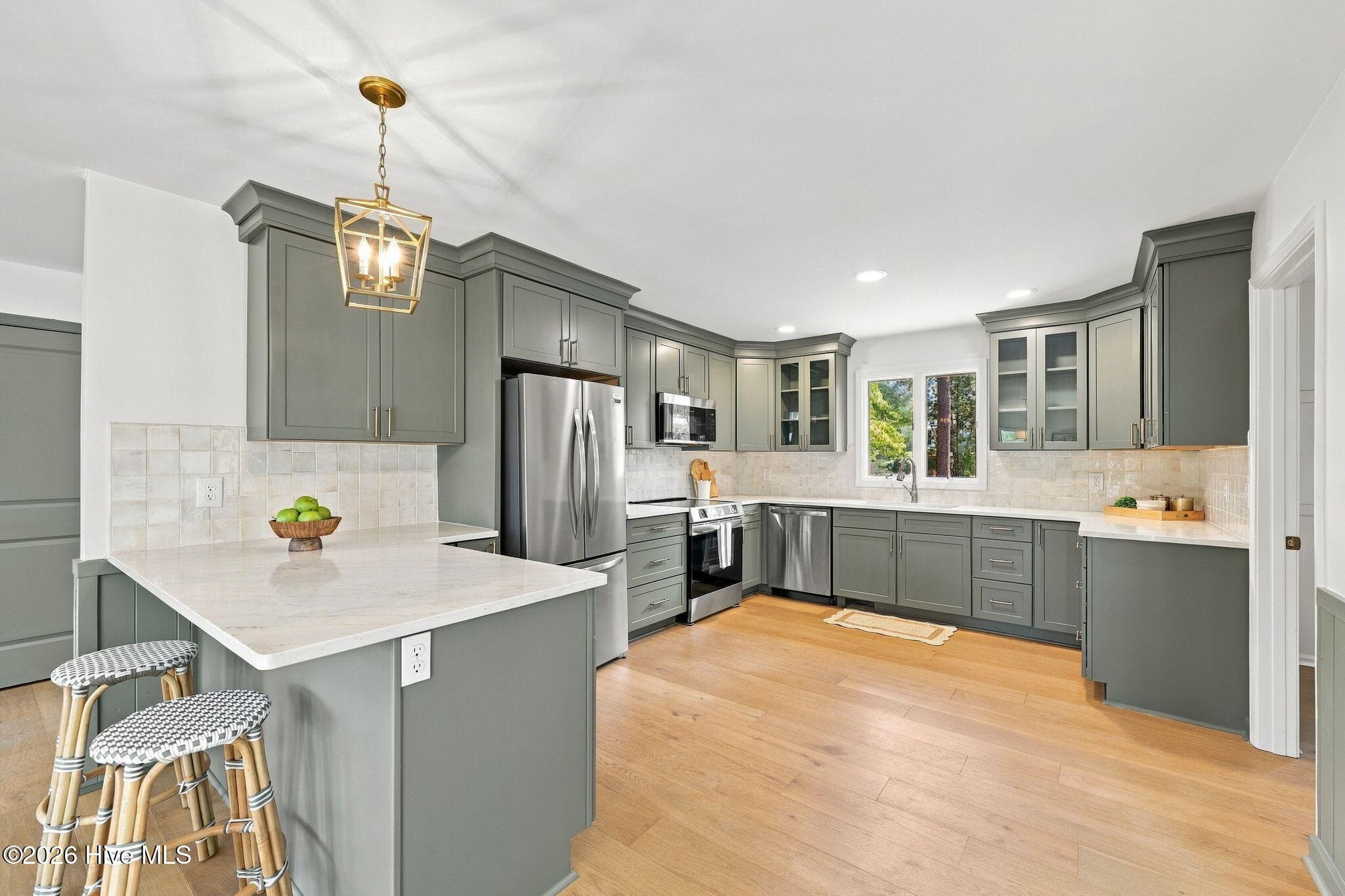 fully remodeled open concept kitchen - 84 Richmond Road, Jackson Springs, NC 27281