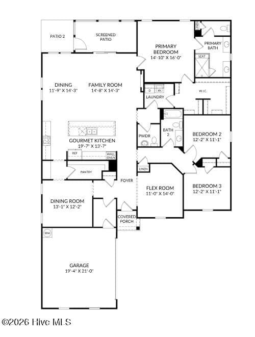 Floor Plan - 2063 Rosin Drive 21, Southport, NC 28461