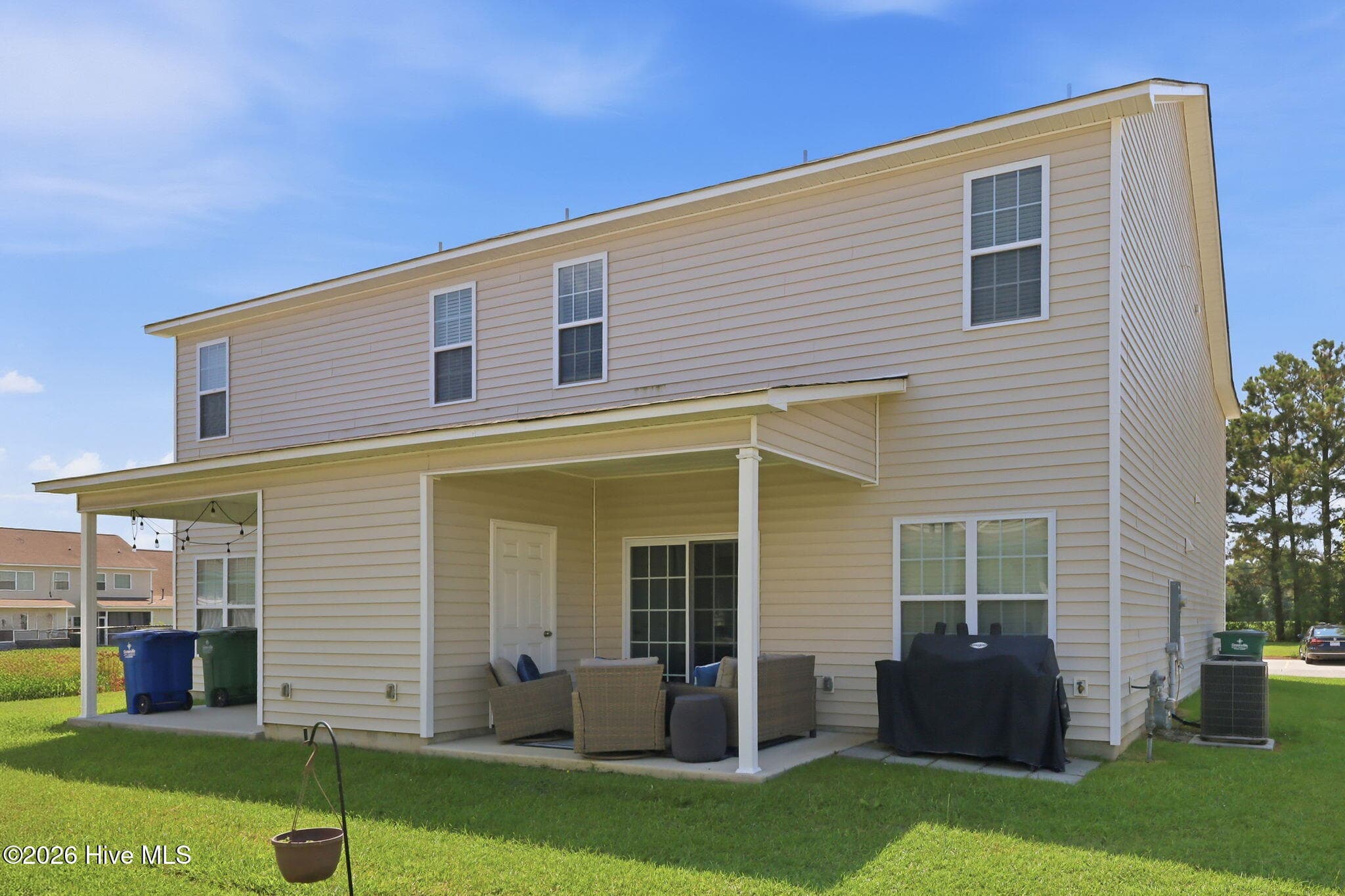backyard covered porch and storage - 3516 Richter Way A, Greenville, NC 27834