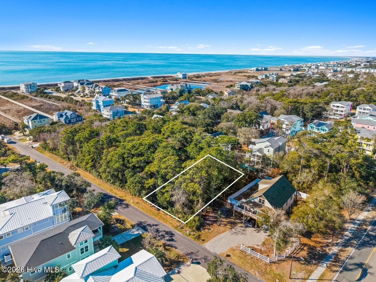 Wooded at 14 14 SE 68th Street, Oak Island, NC 28465, Oak Island, photo 2 of 12