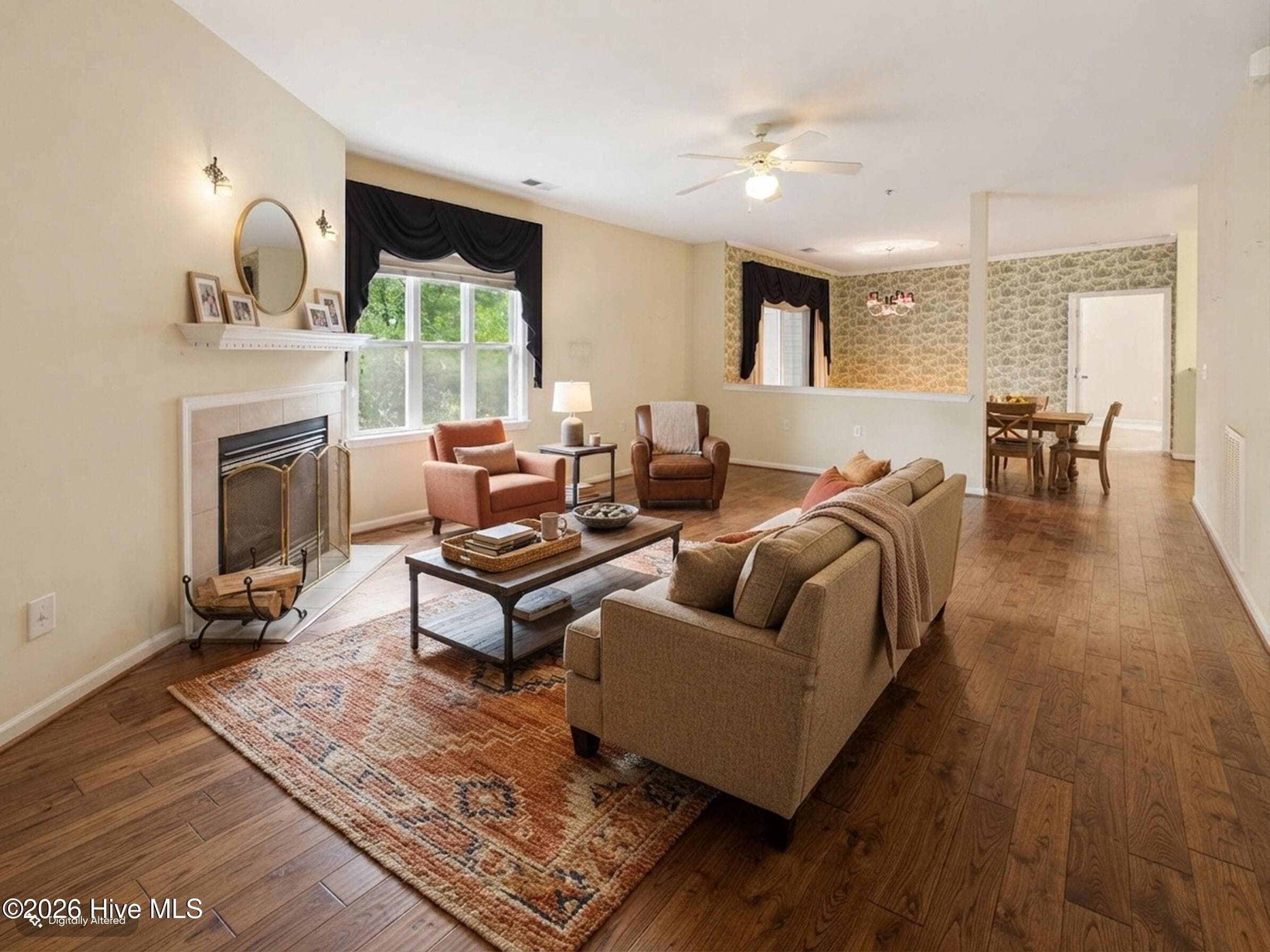Virtually staged - LVP flooring - 3909 Botsford Court Unit 103, Wilmington, NC 28412