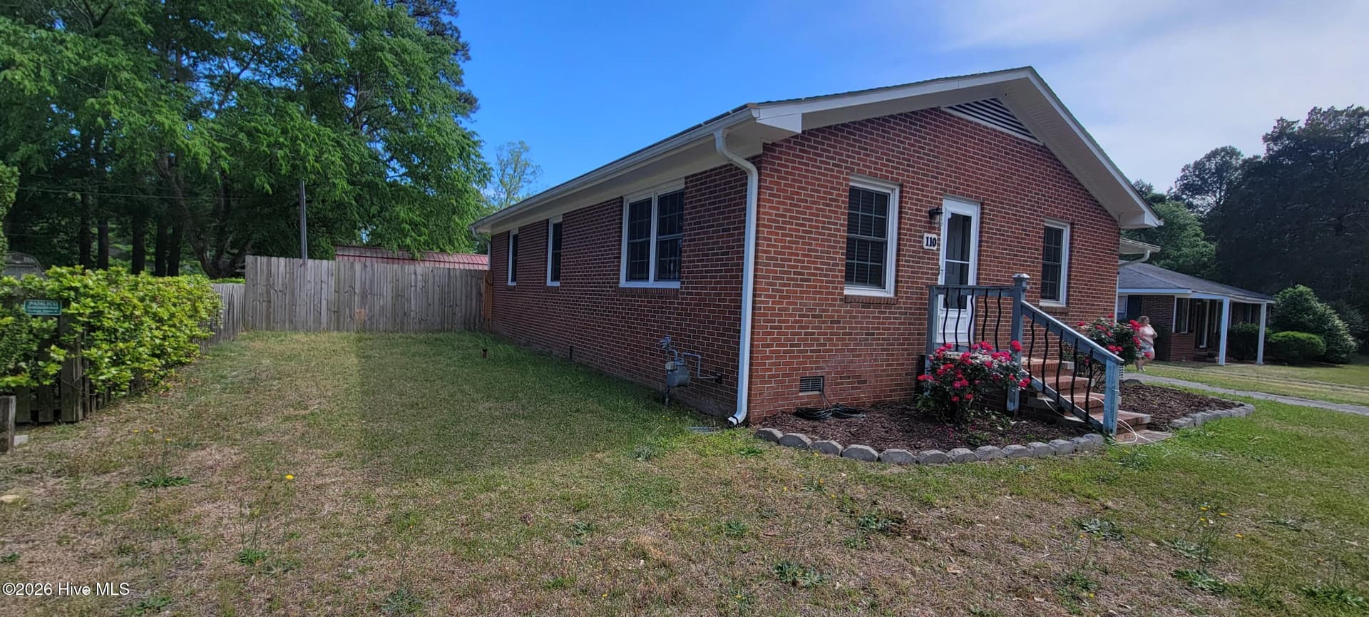 Left side of home - 110 Landon Drive, Washington, NC 27889