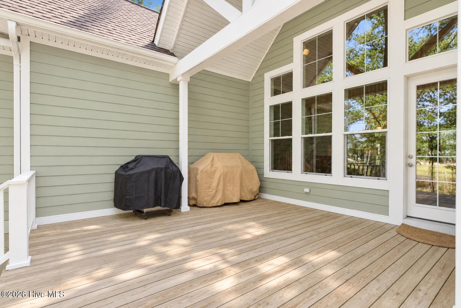 Spacious rear deck - 5208 White Ibis Court, Southport, NC 28461, Southport