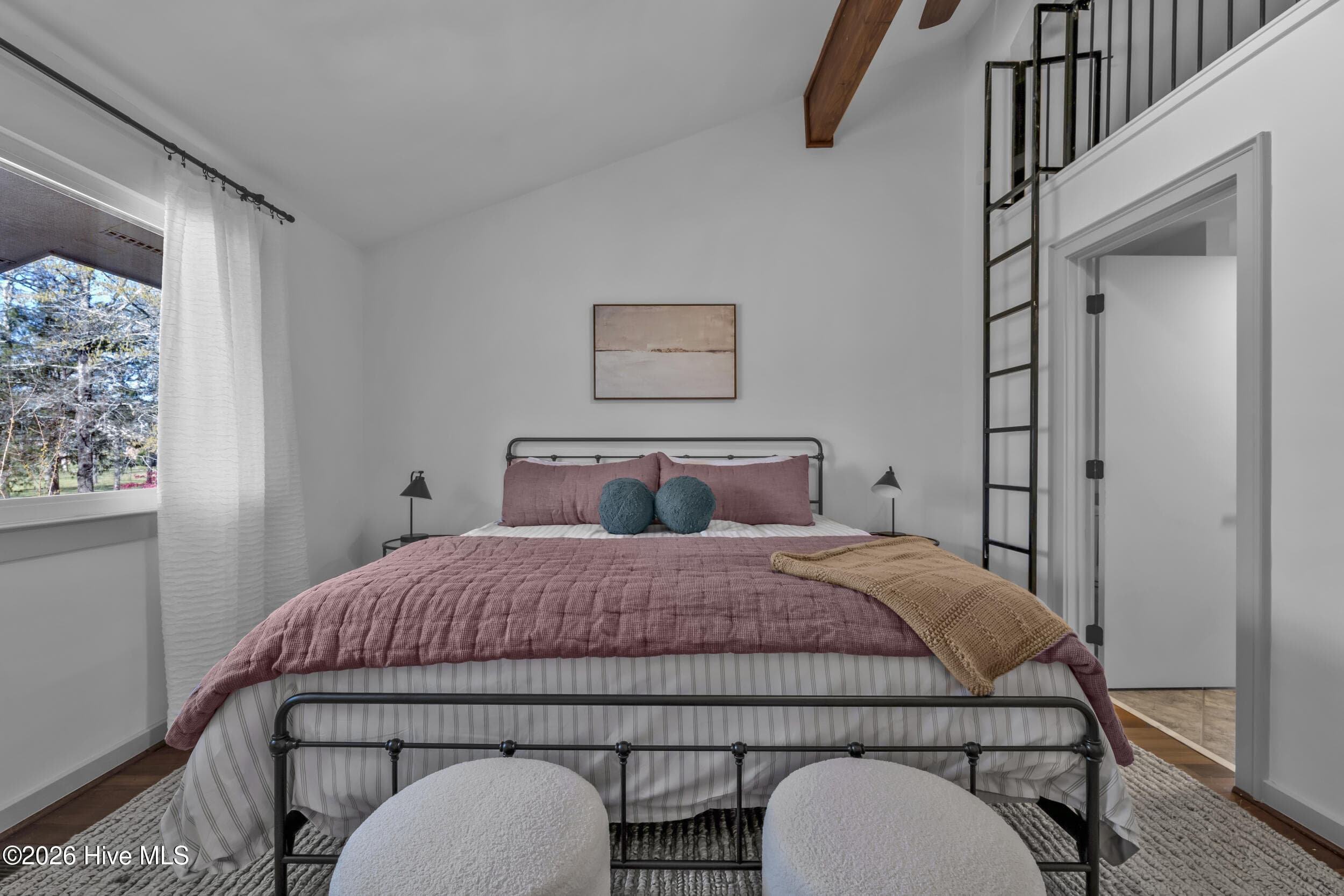 Third bedroom with loft ladder - 401 S Lake Drive, Thomson, GA 30824