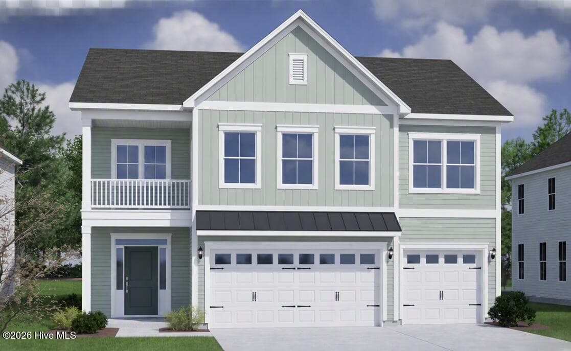 AI Generated Rendering to Reflect Planned Exterior Colors - Final Finish May Vary - 99 Lookout Point, Hampstead, NC 28443
