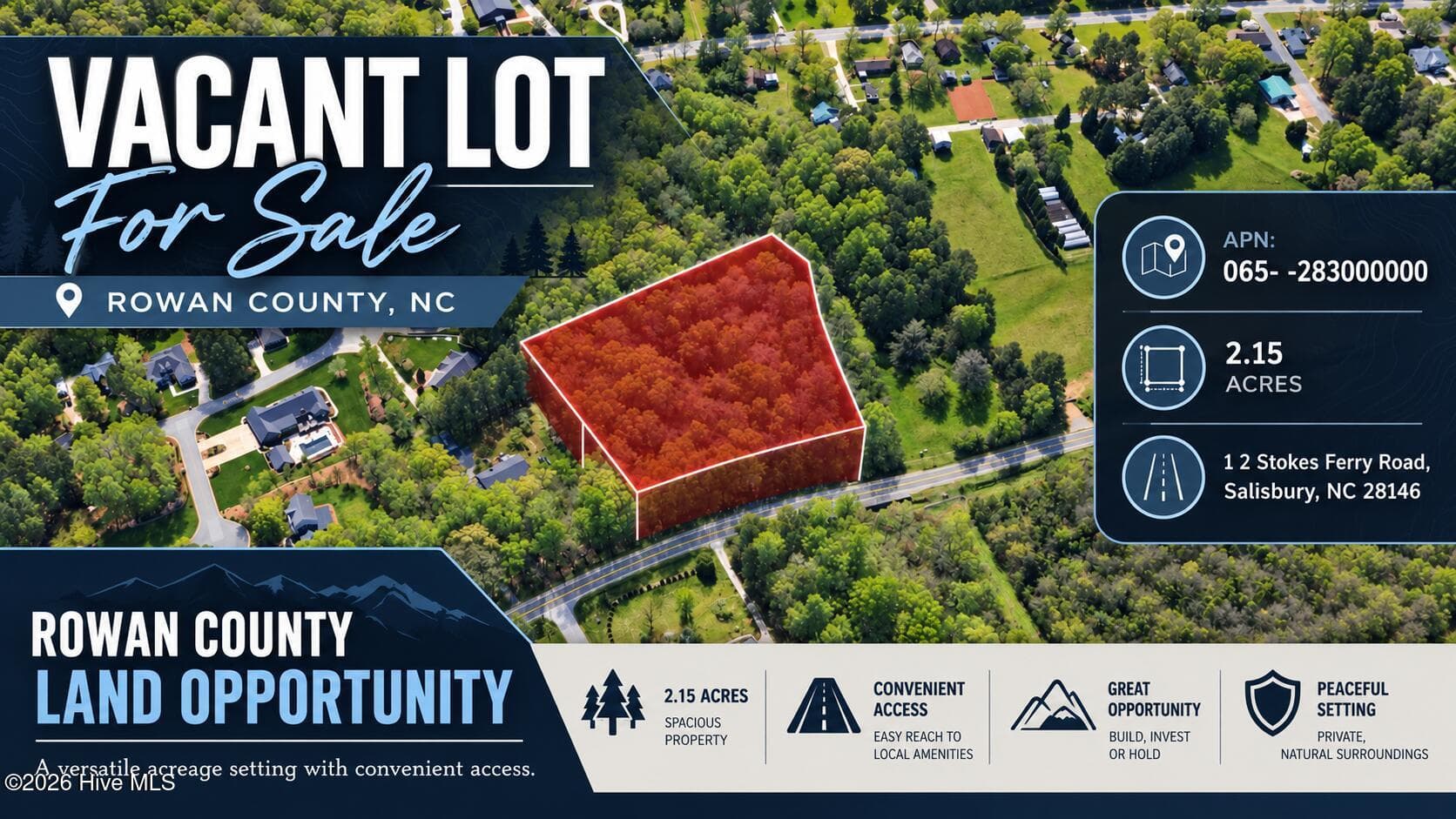 Residential Lot at 1 2 Stokes Ferry Road, Salisbury, NC 28146
