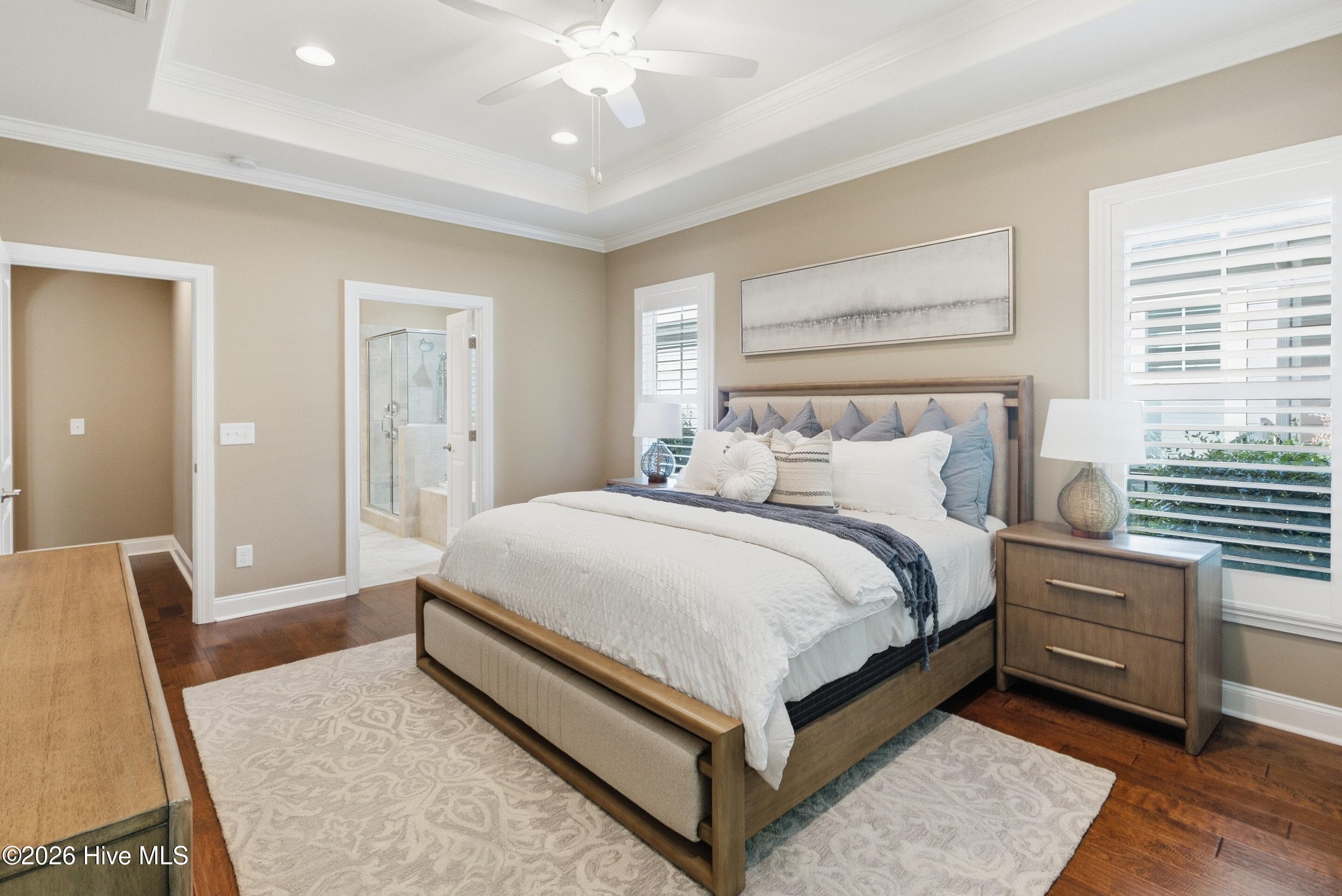 large windows and trey ceiling - 2153 Forest View Circle, Leland, NC 28451
