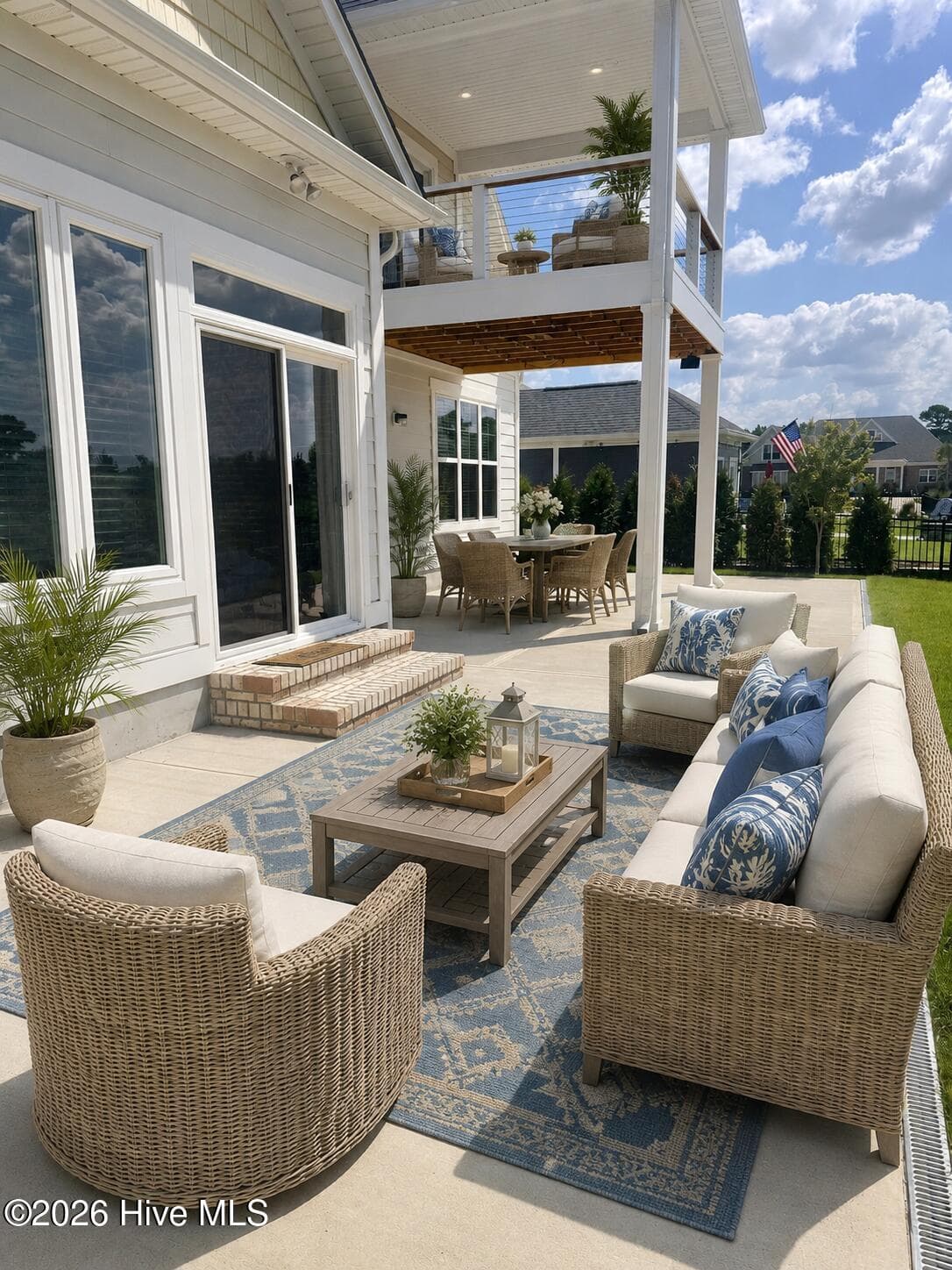 AI generated patio furniture - 2359 Weeping Birch Road NE, Leland, NC 28451