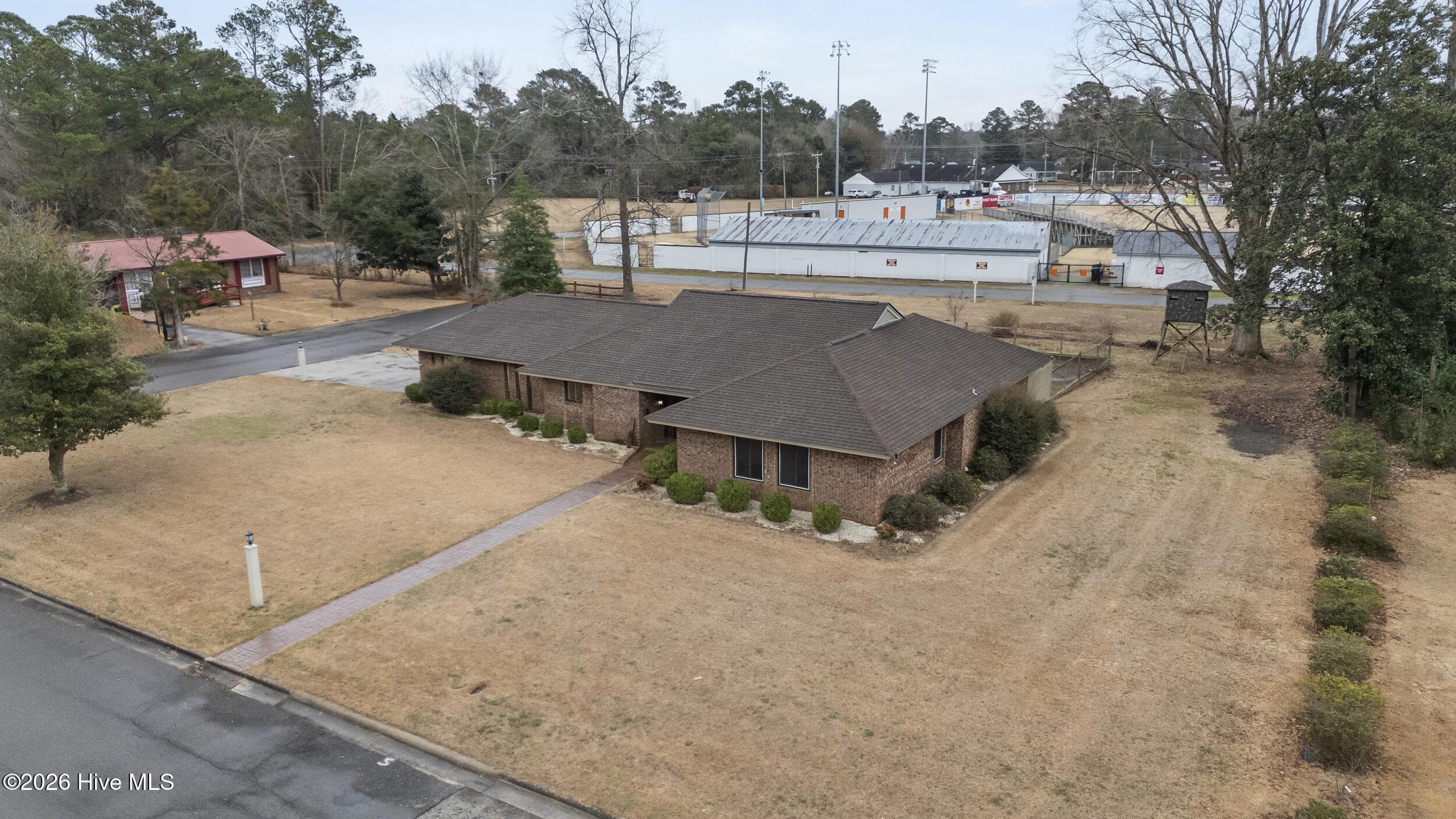 aerial view - 616 E Murphy Street, Wallace, NC 28466