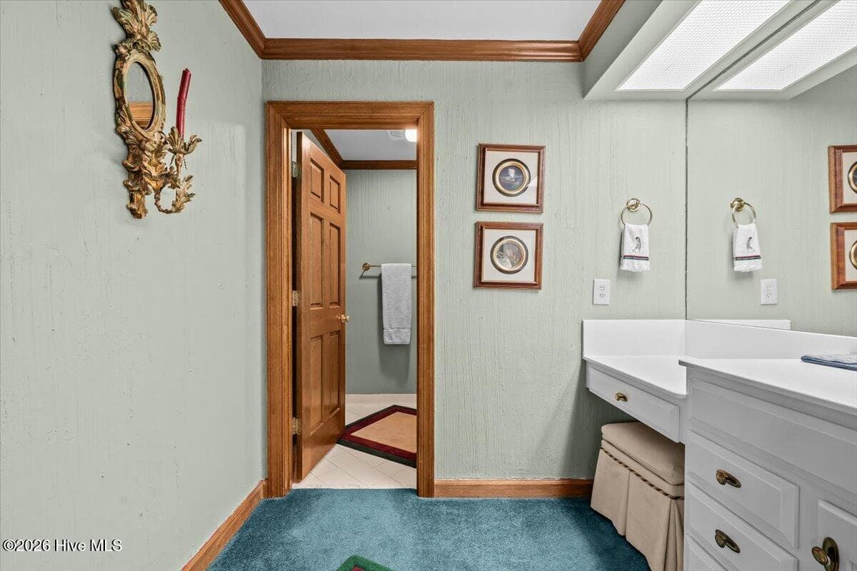 1st bedroom ensuite bathroom - 50 Cochrane Castle Circle, Southern Pines, NC 28387