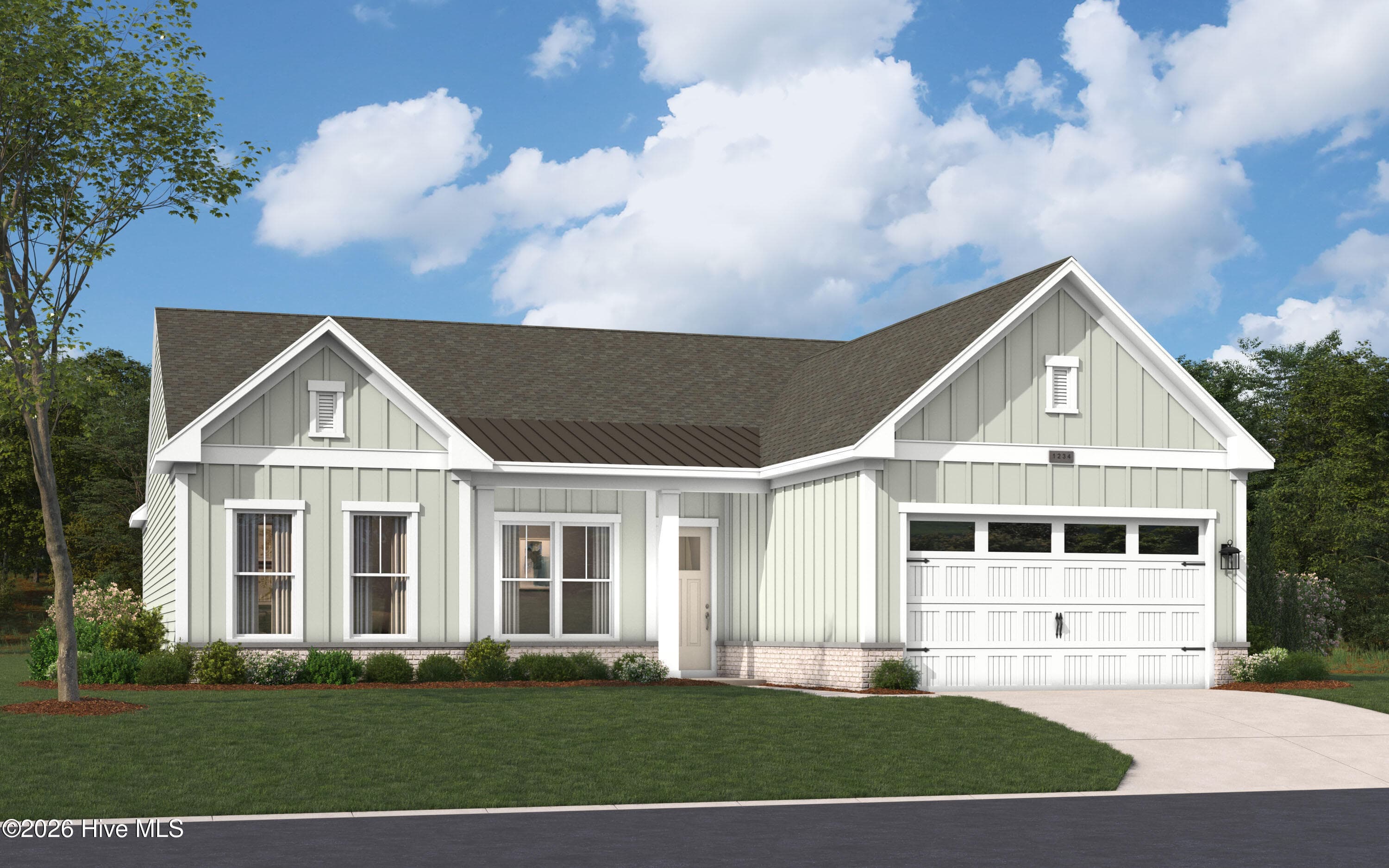 For illustrative purposes - Exterior Siding - James Hardie Color Plus - Coastal Fog. - 1066 Rock Skipper Road, Ocean Isle Beach, NC 28469