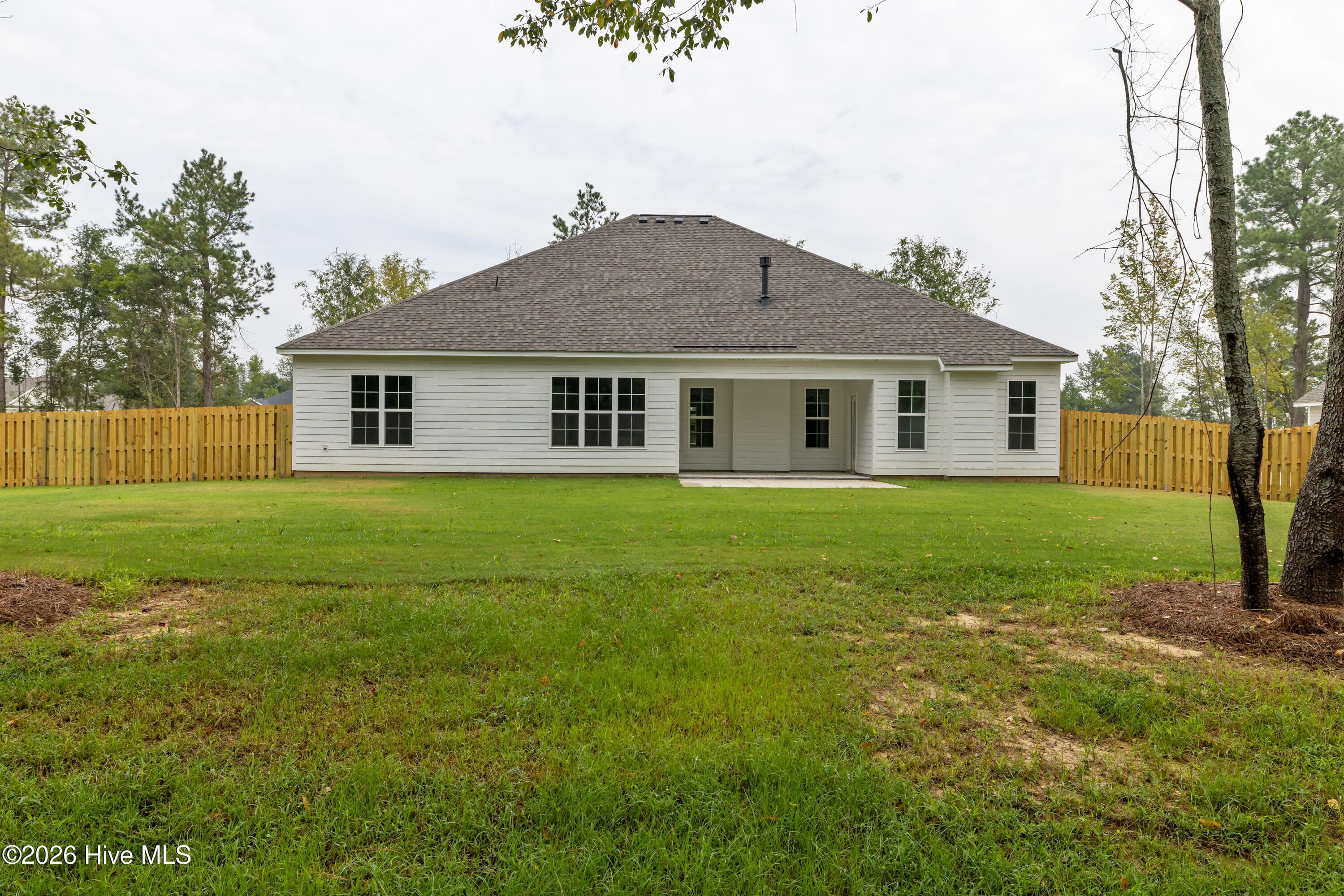 Backyard privacy fence - 1777 Bellingham Drive, Beech Island, SC 29842