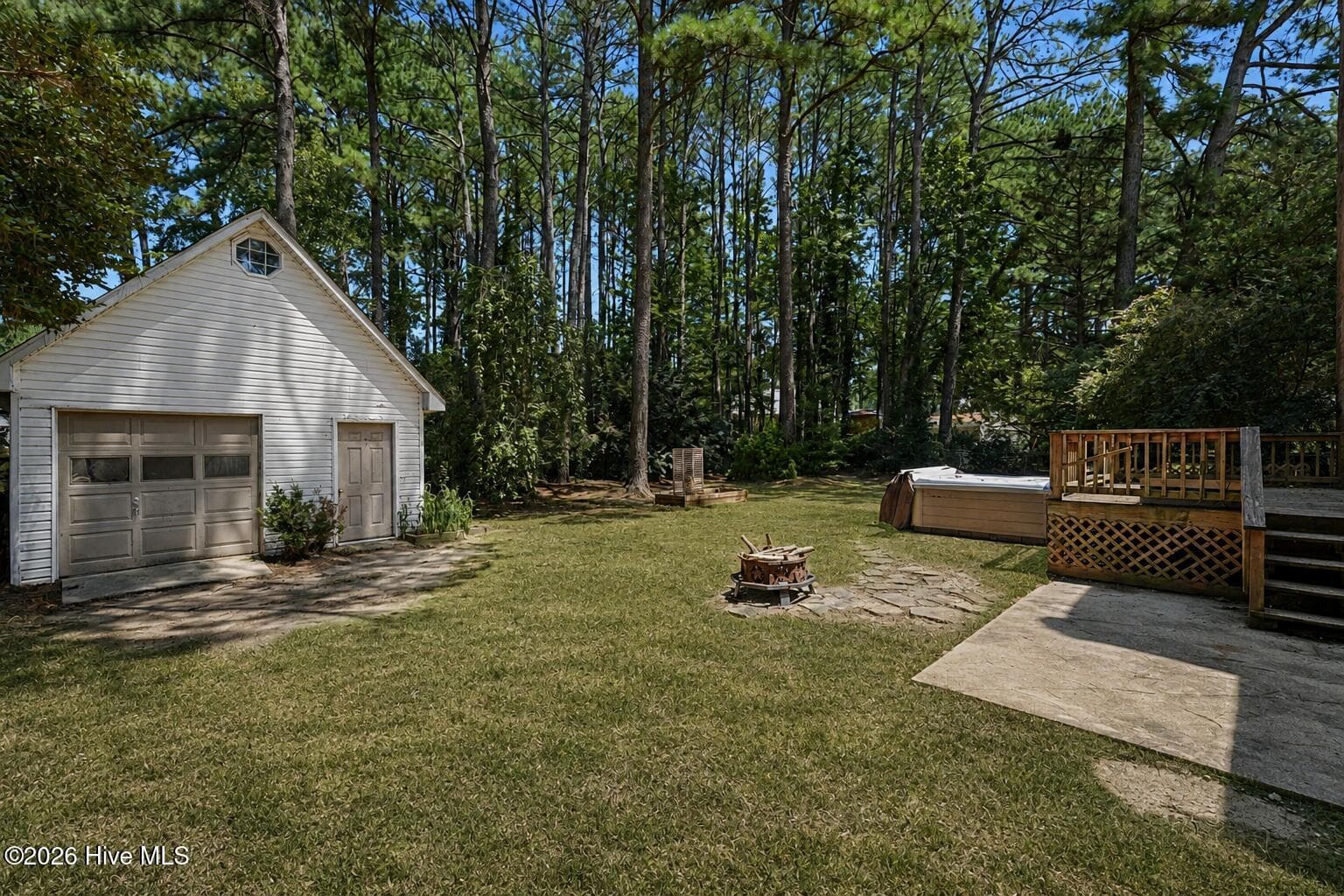 Detached garage with 2nd floor storage - 2112 Burnside Drive NW, Wilson, NC 27896