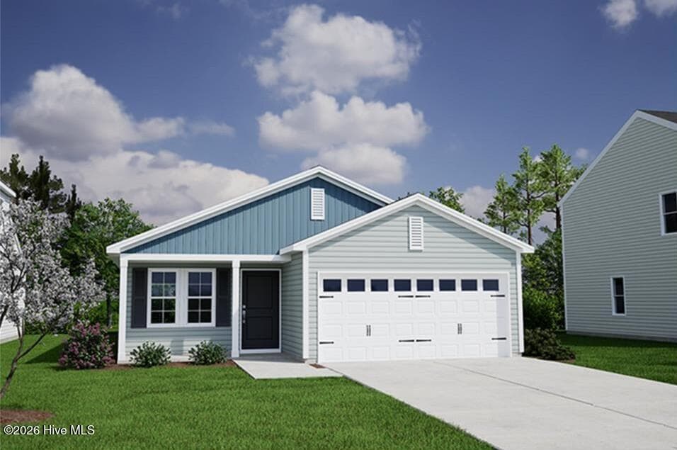 Photo is a rendering. Not of actual home. - 1133 Tennessee Walker Way SE, Bolivia, NC 28422