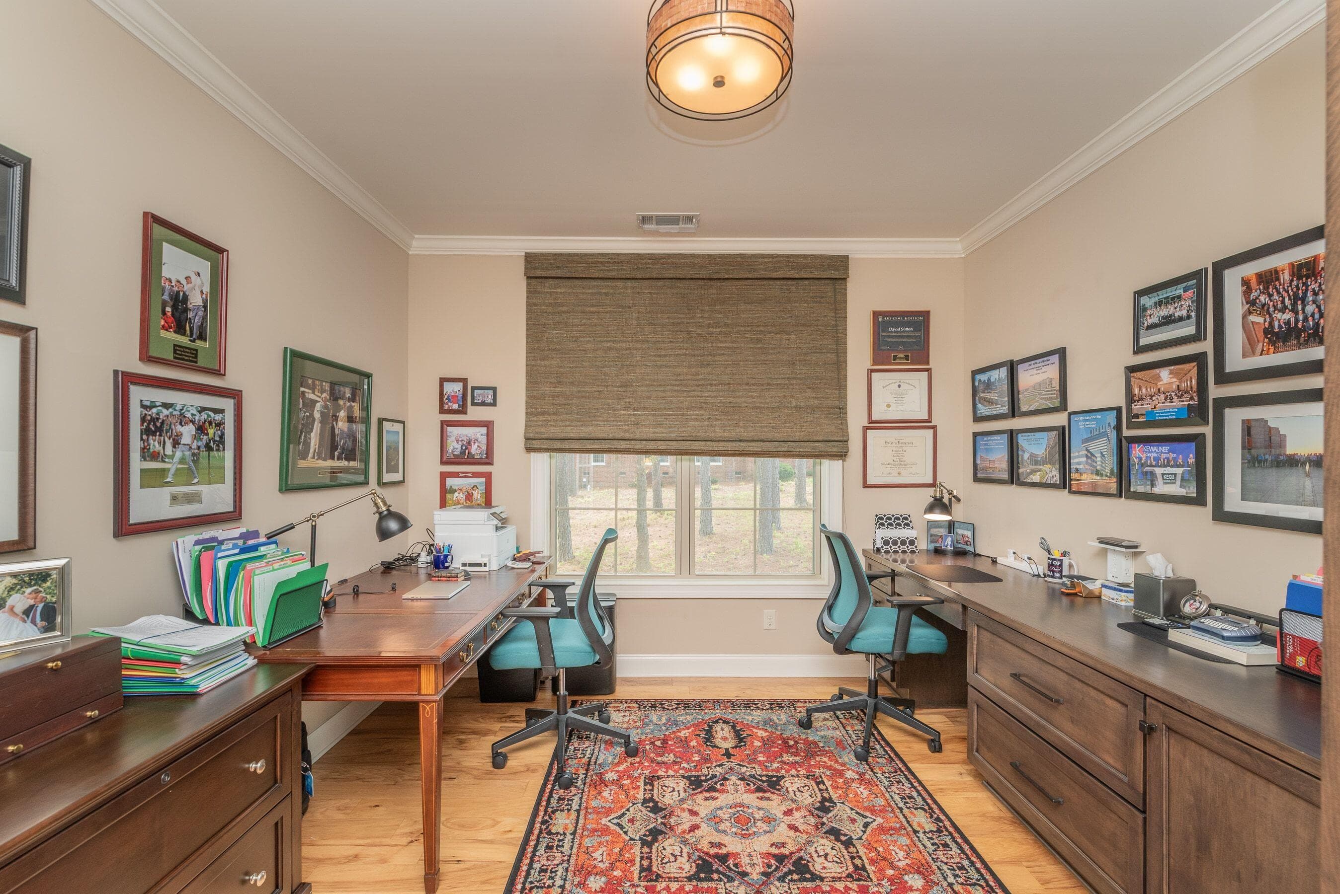 Office with custom cabinetry - 207 Quiet Oak Court, Aiken, SC 29803