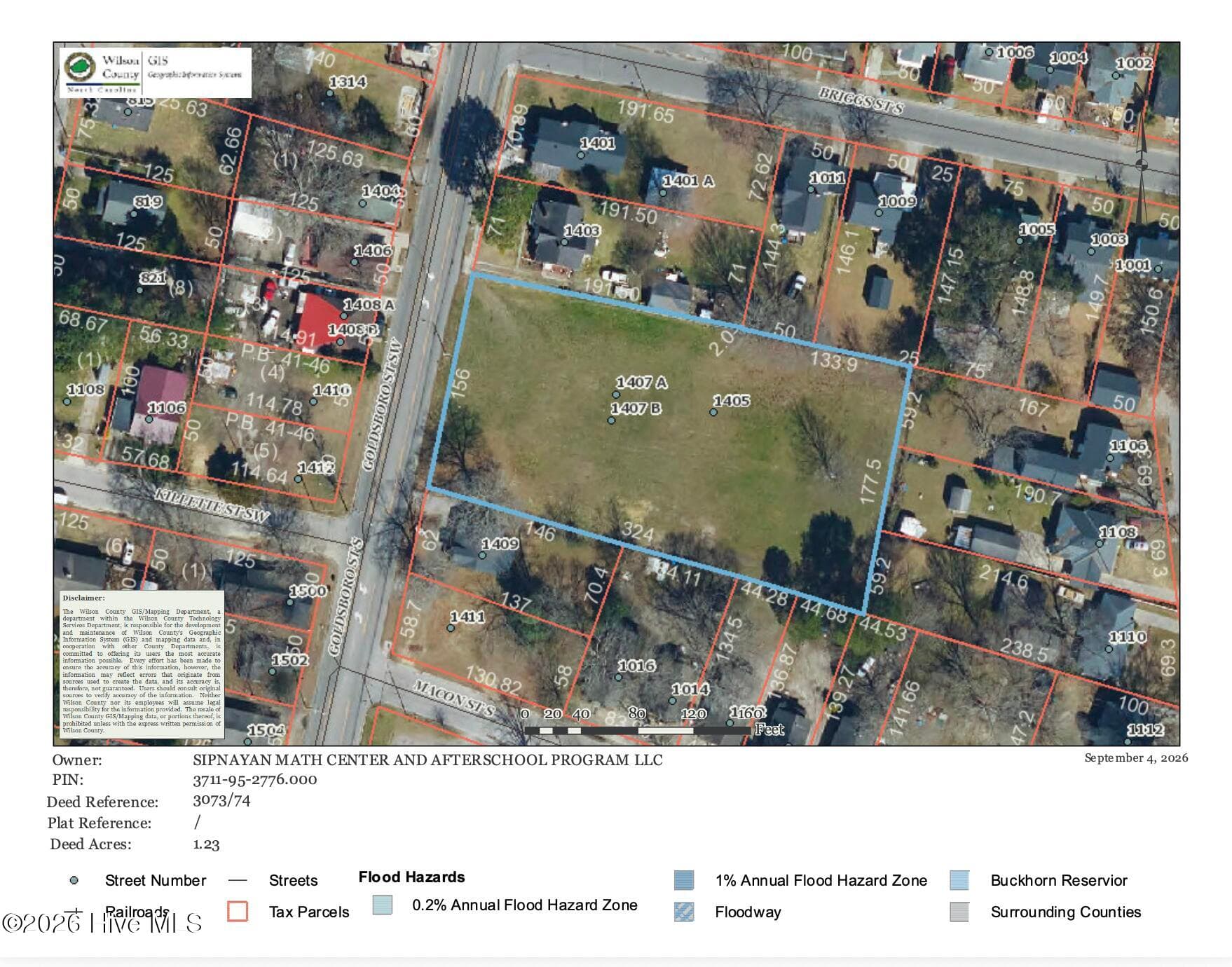1.23 Acres. Near City of Wilson's Warbirds Baseball Park. Not in a flood zone per City of Wilson GIS Records - 1407 Goldsboro Street S, Wilson, NC 27893