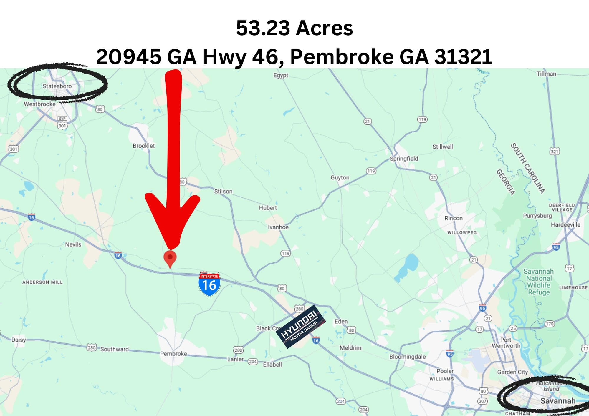 Undeveloped at 20945 Georgia 46, Pembroke, GA 31321, photo 11 of 12
